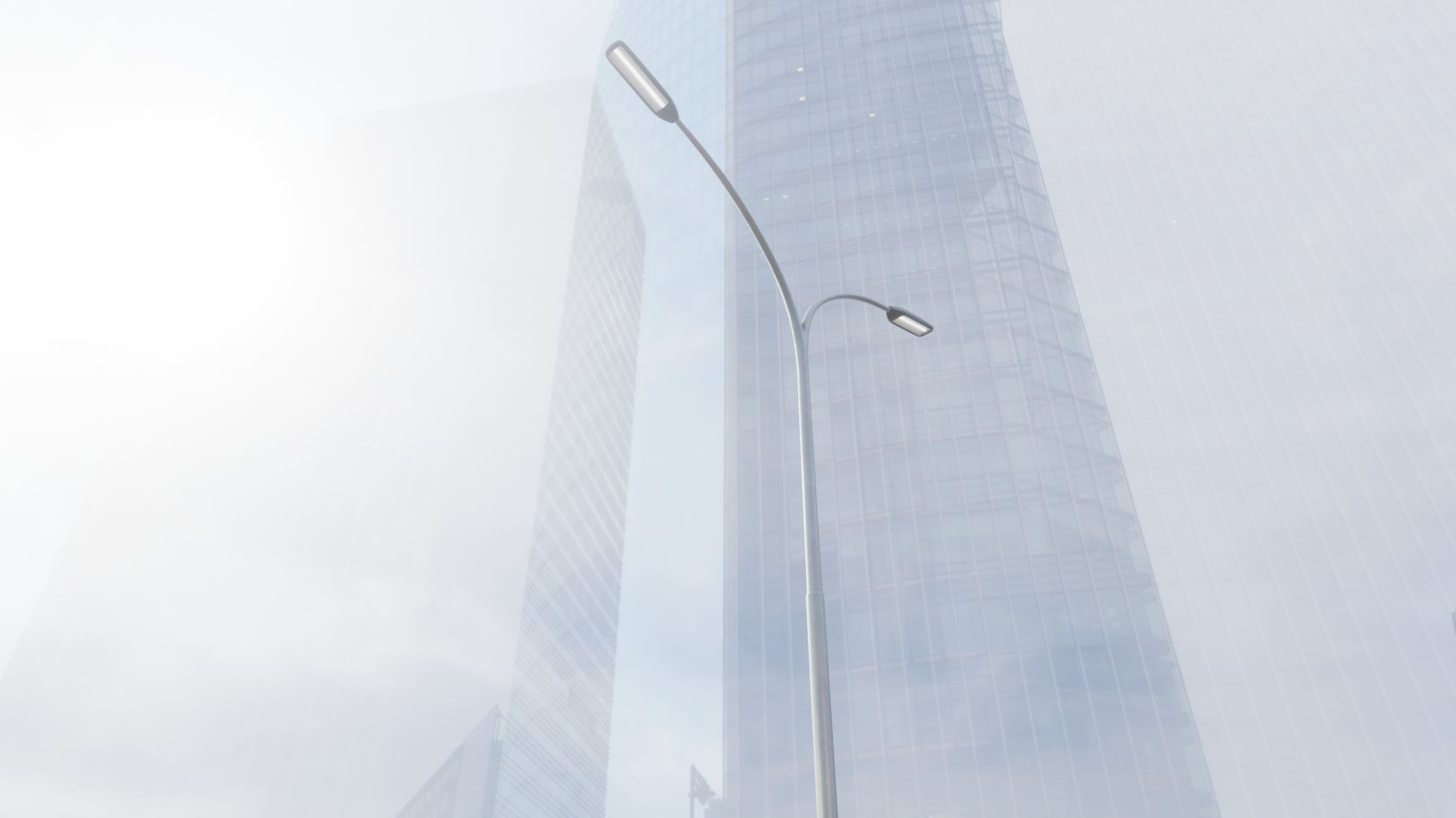 Street Light 11 version 14 10m with pole 4 Low-poly 3D model_20