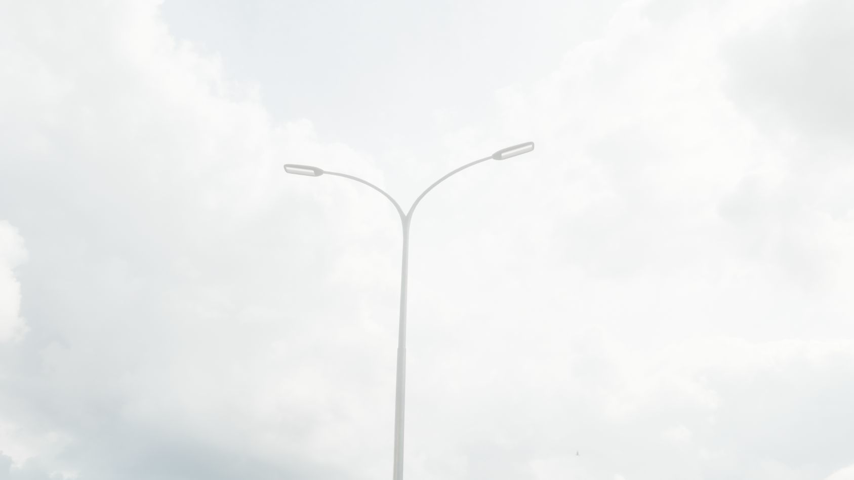 Street Light 11 version 14 10m with pole 4 Low-poly 3D model_91