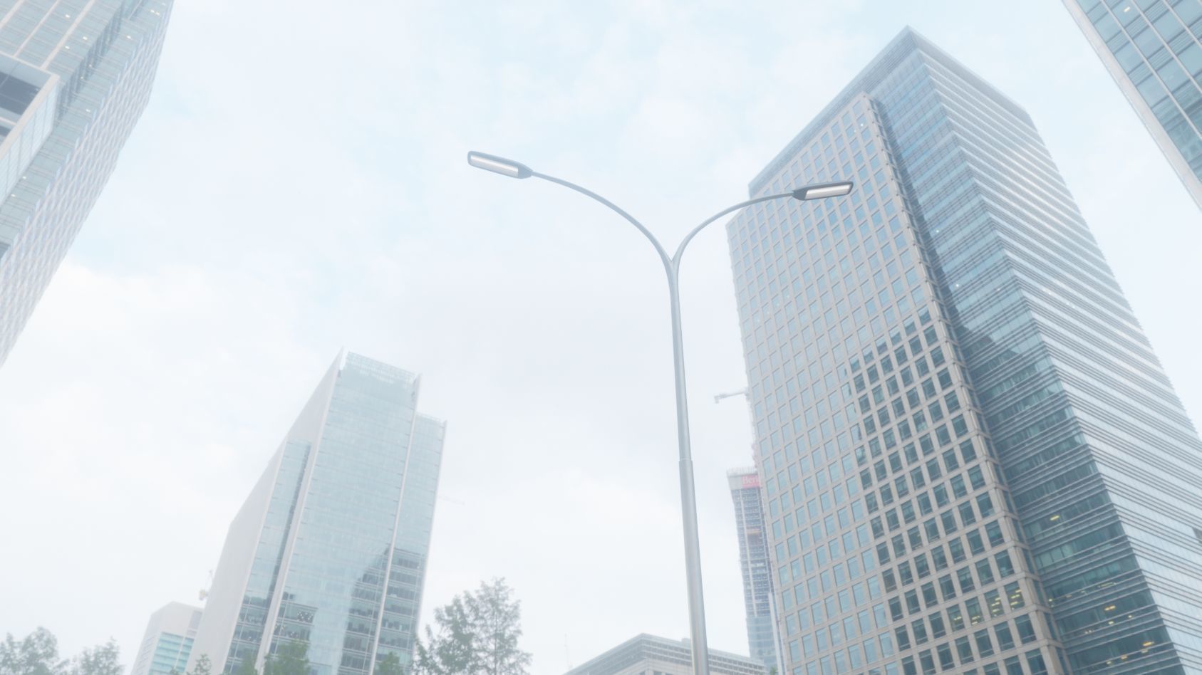 Street Light 11 version 14 10m with pole 4 Low-poly 3D model_24