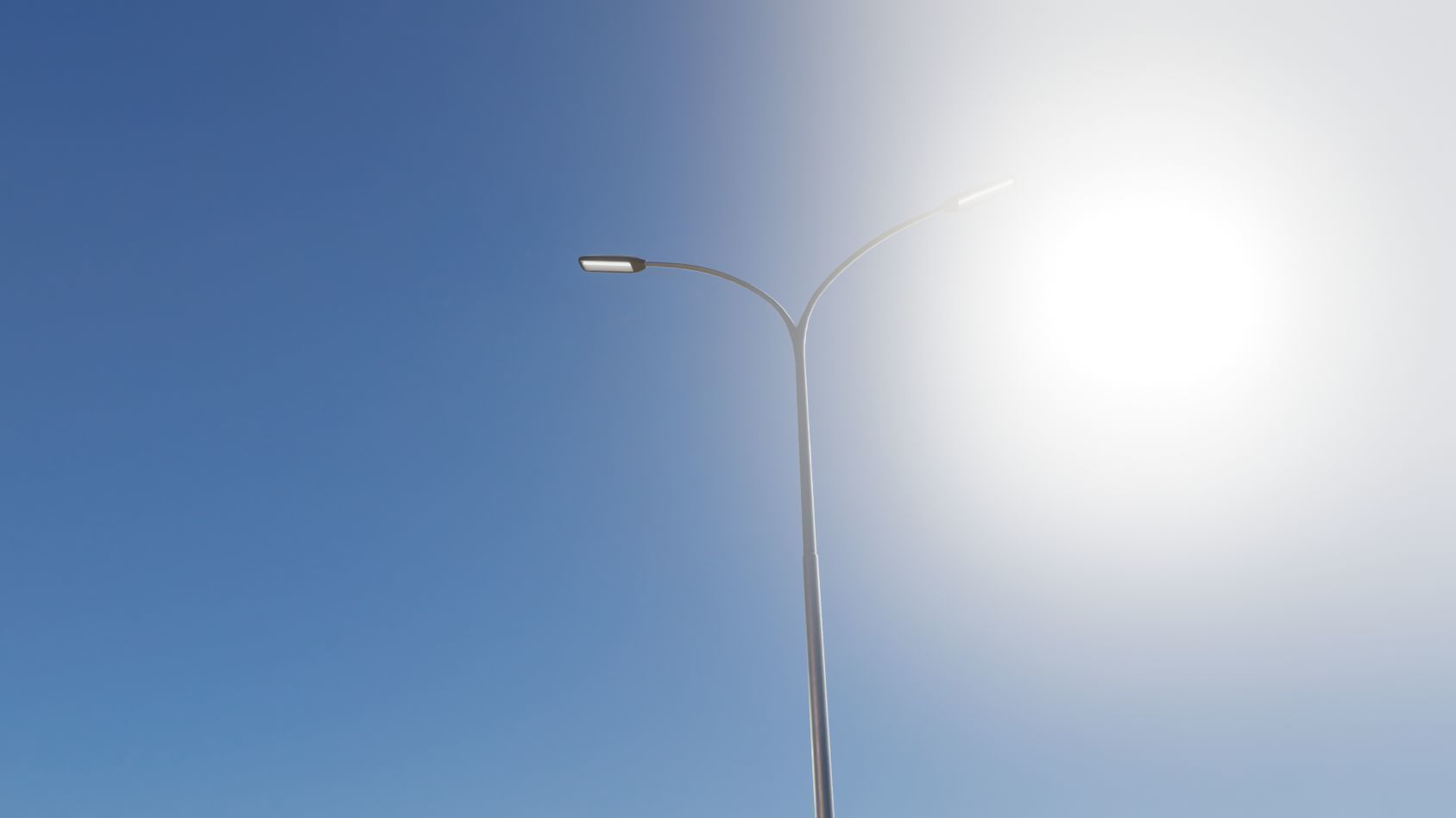 Street Light 11 version 14 10m with pole 4 Low-poly 3D model_26