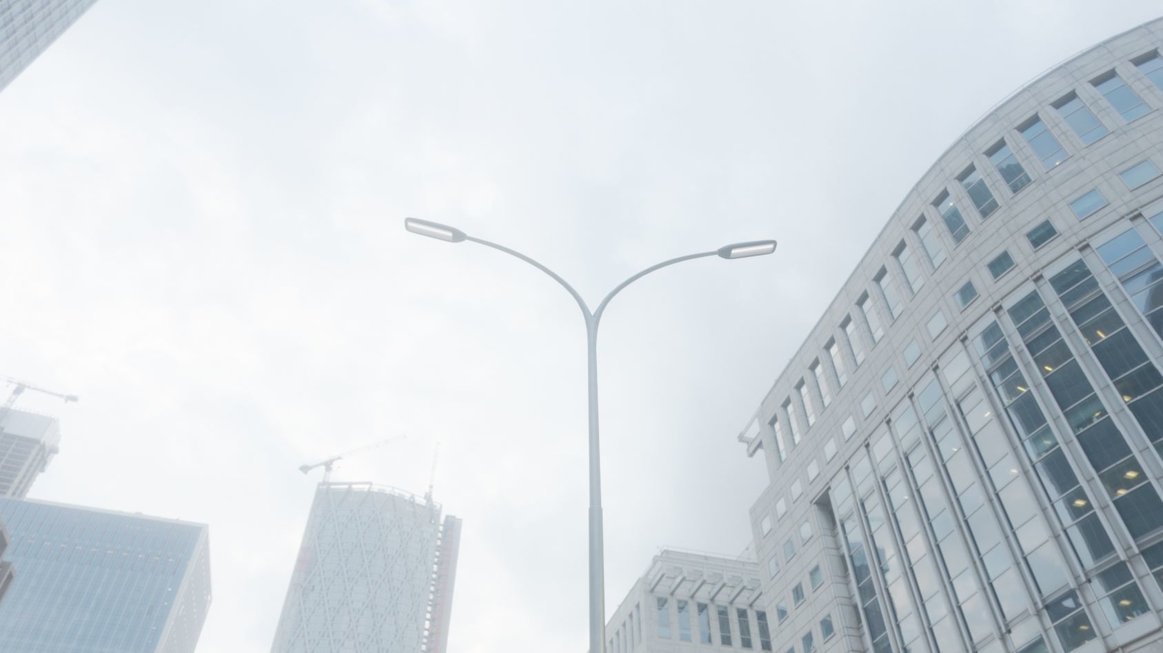 Street Light 11 version 14 10m with pole 4 Low-poly 3D model_39