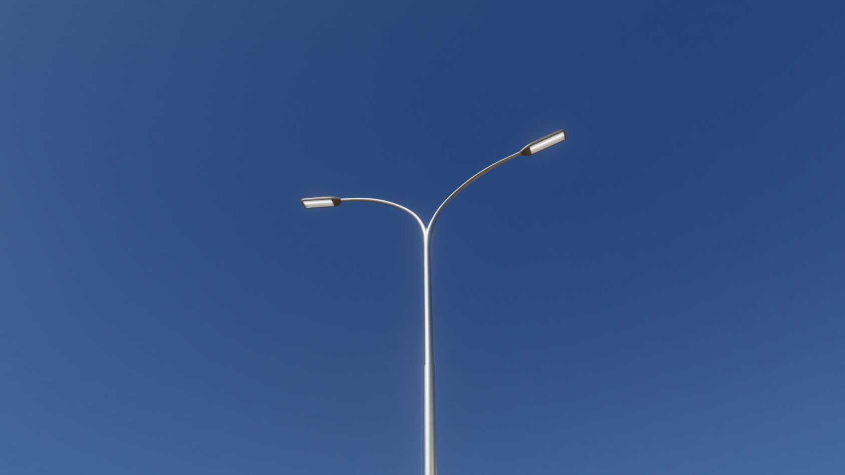 Street Light 11 version 14 10m with pole 4 Low-poly 3D model_41