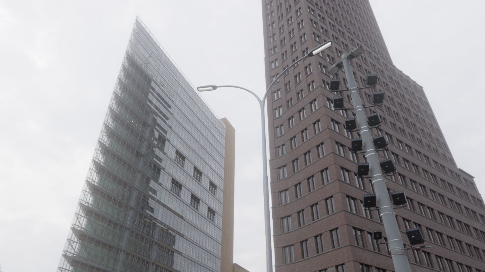 Street Light 11 version 14 10m with pole 4 Low-poly 3D model_27