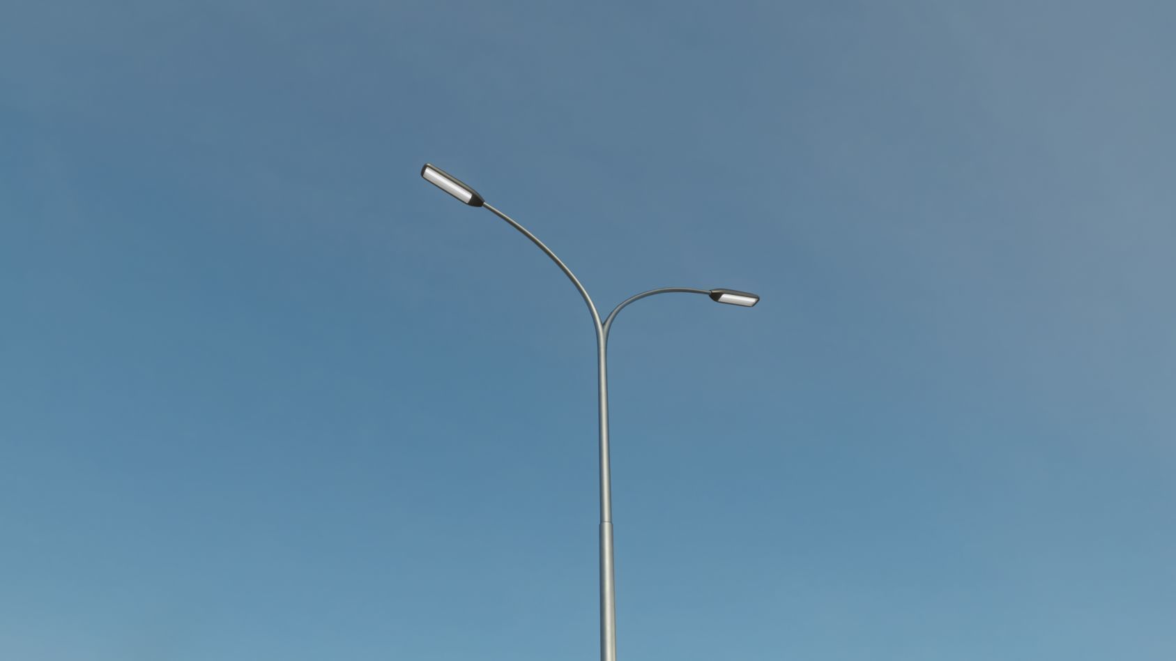 Street Light 11 version 14 10m with pole 4 Low-poly 3D model_37
