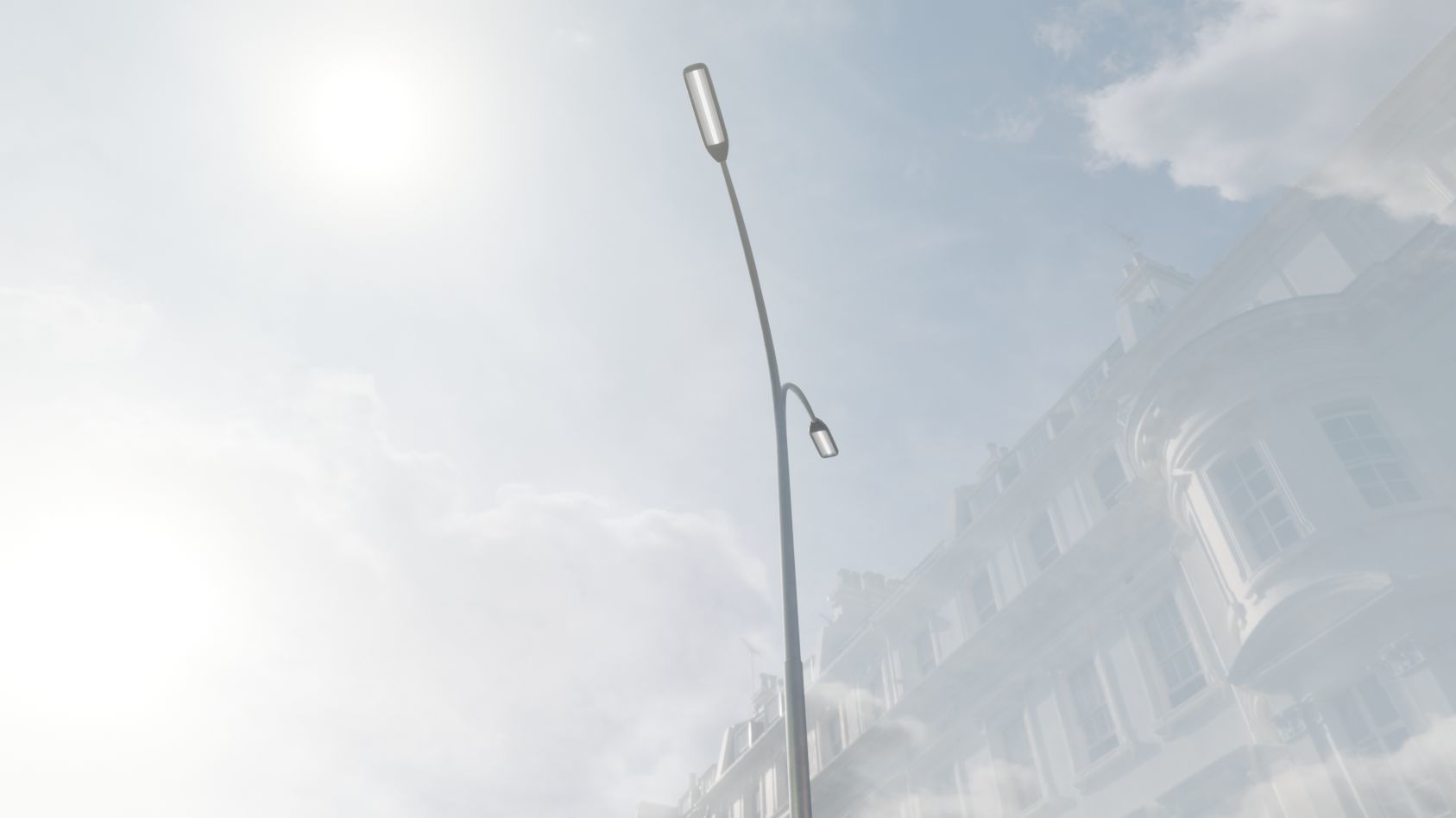Street Light 11 version 14 10m with pole 4 Low-poly 3D model_51