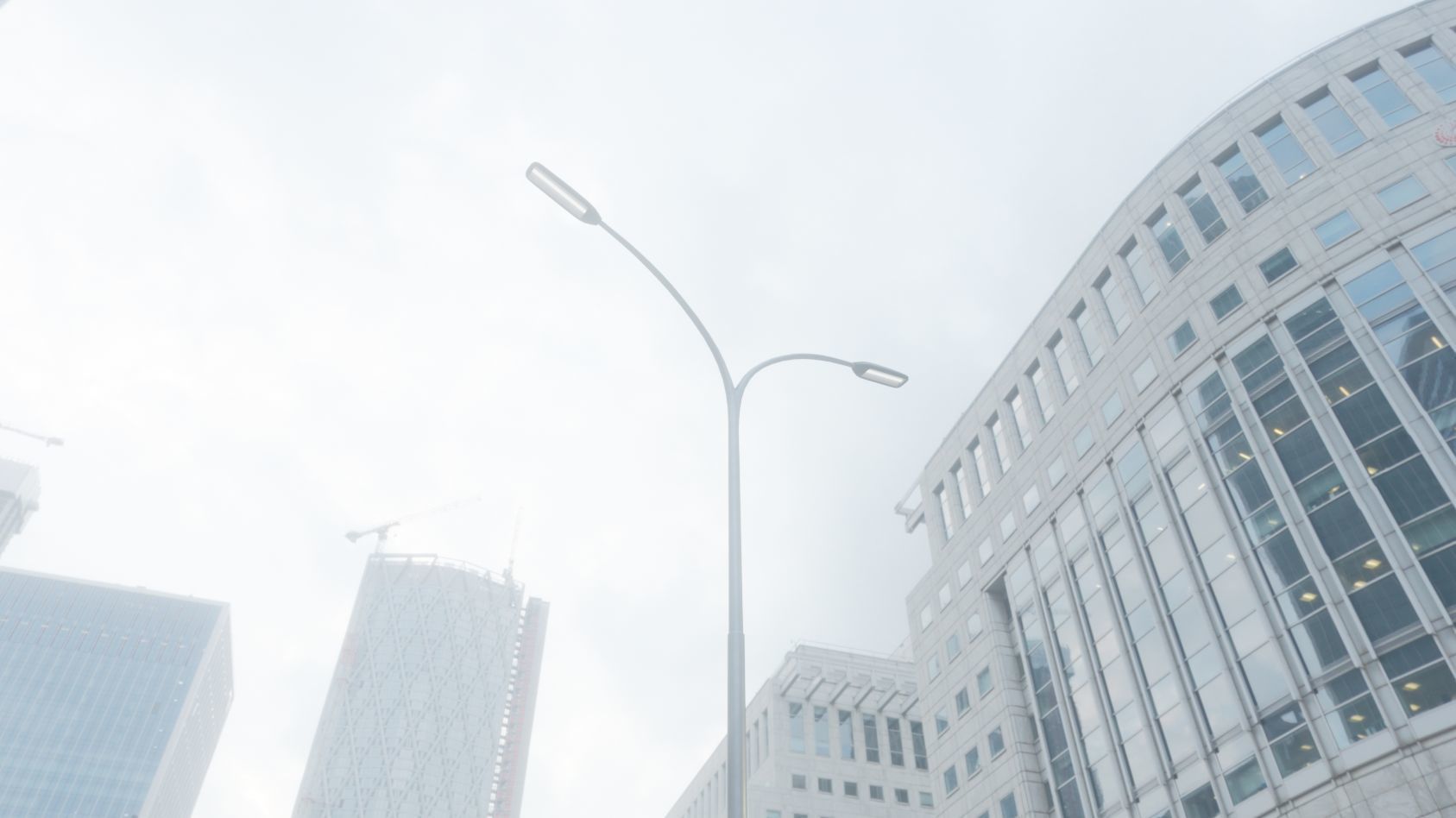 Street Light 11 version 14 10m with pole 4 Low-poly 3D model_69