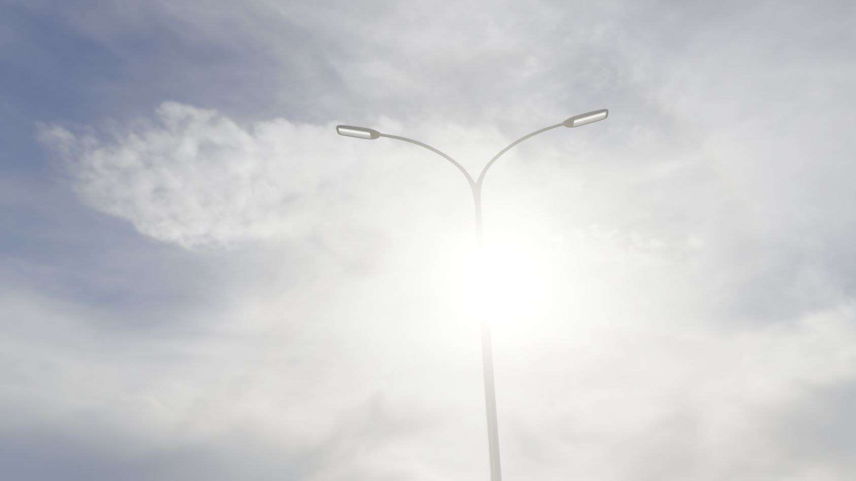 Street Light 11 version 14 10m with pole 4 Low-poly 3D model_25