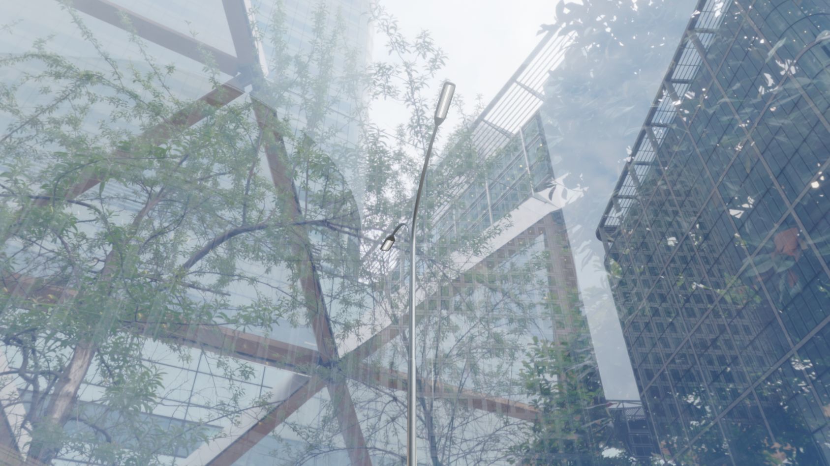 Street Light 11 version 14 10m with pole 4 Low-poly 3D model_64