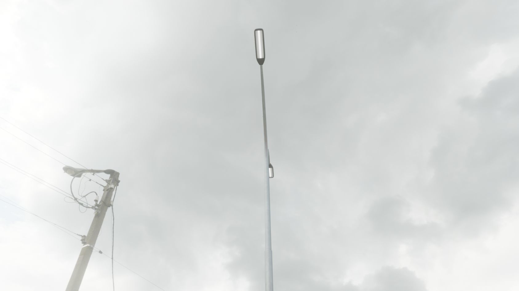 Street Light 11 version 14 10m with pole 4 Low-poly 3D model_17