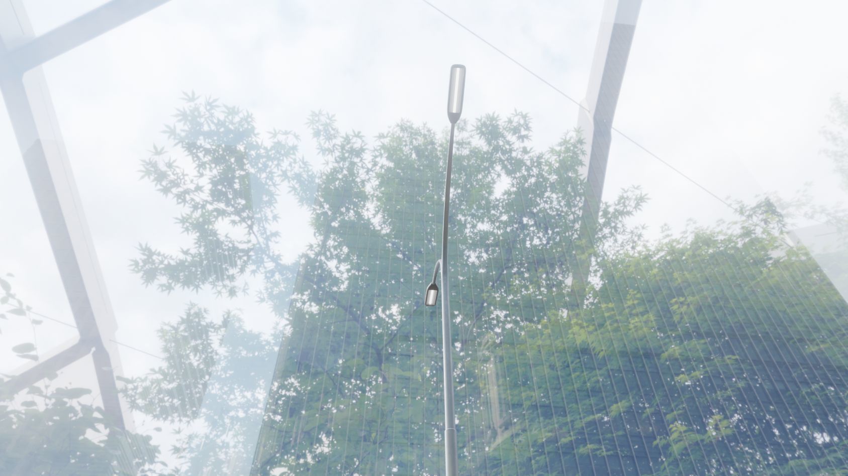 Street Light 11 version 14 10m with pole 4 Low-poly 3D model_49