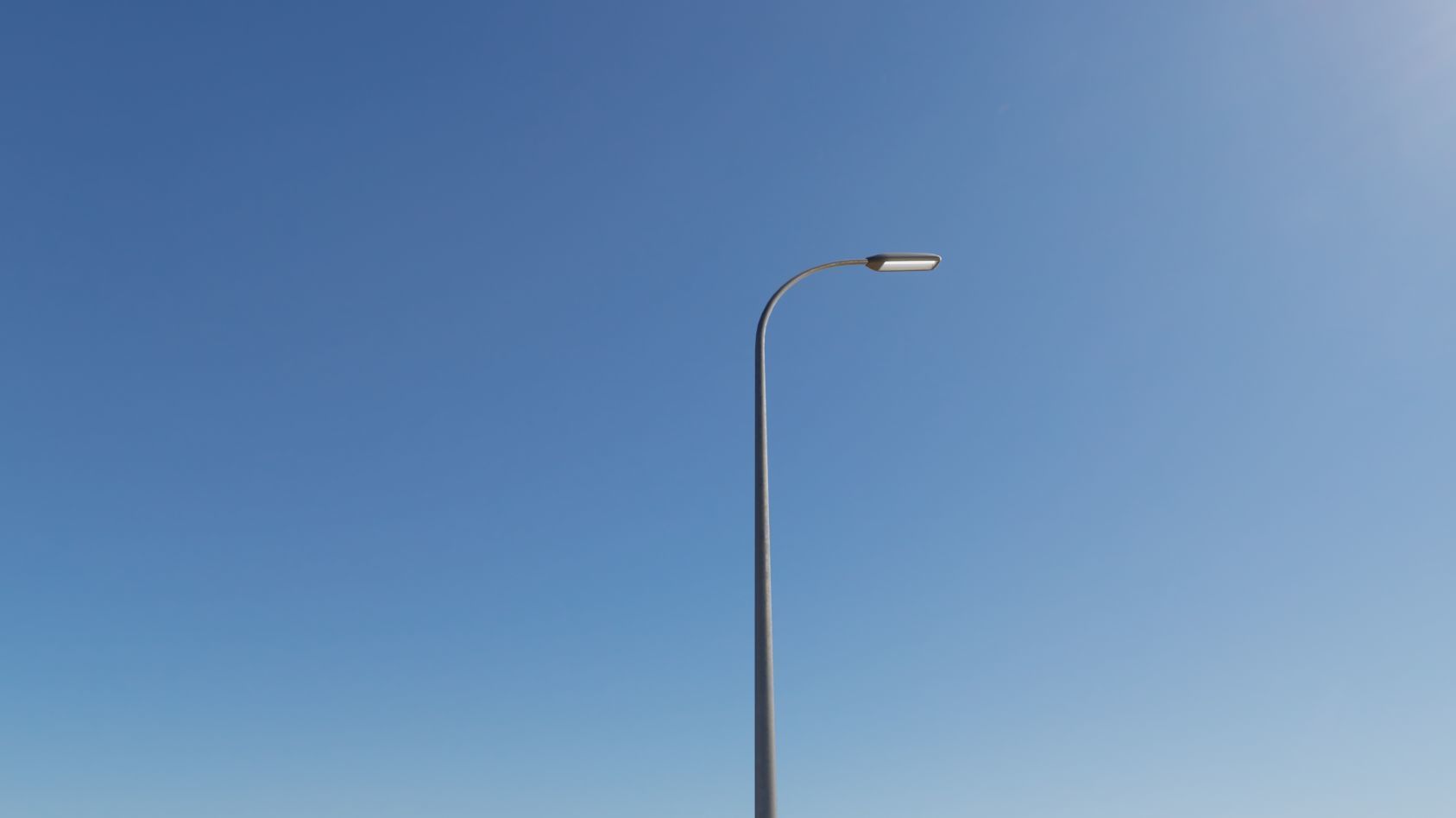 Street Light 11 version 13 6m with pole 1 Low-poly 3D model_4