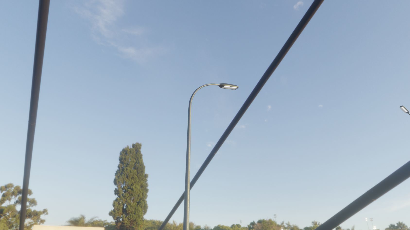 Street Light 11 version 13 6m with pole 1 Low-poly 3D model_70