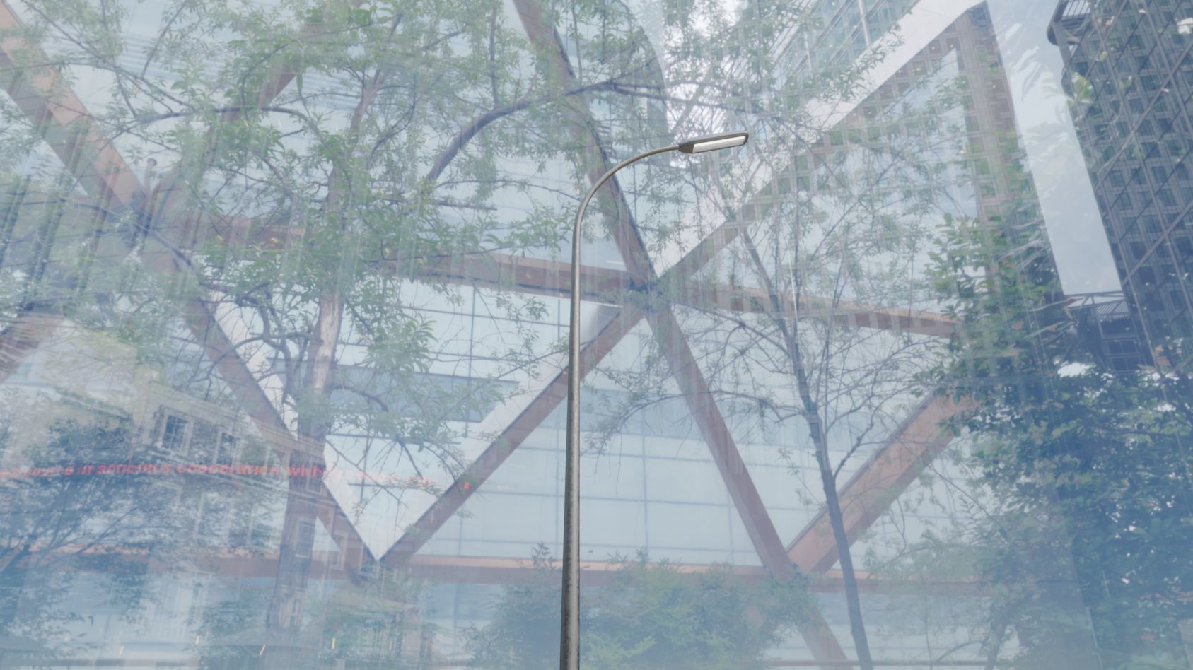 Street Light 11 version 13 6m with pole 1 Low-poly 3D model_73