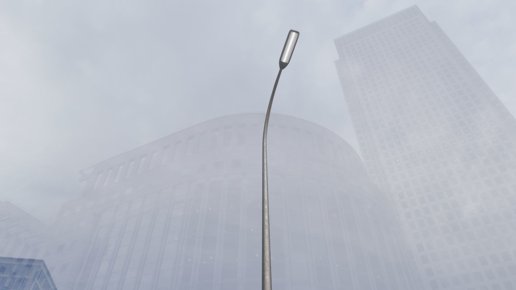 Street Light 11 version 13 6m with pole 1 Low-poly 3D model_15