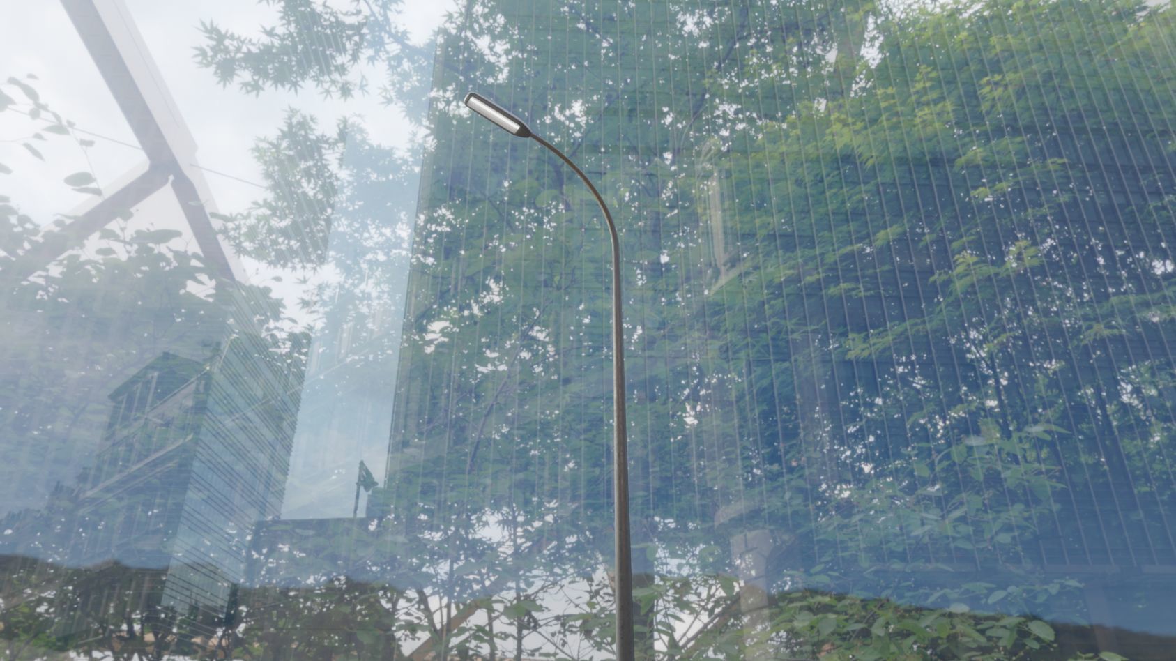 Street Light 11 version 13 6m with pole 1 Low-poly 3D model_88