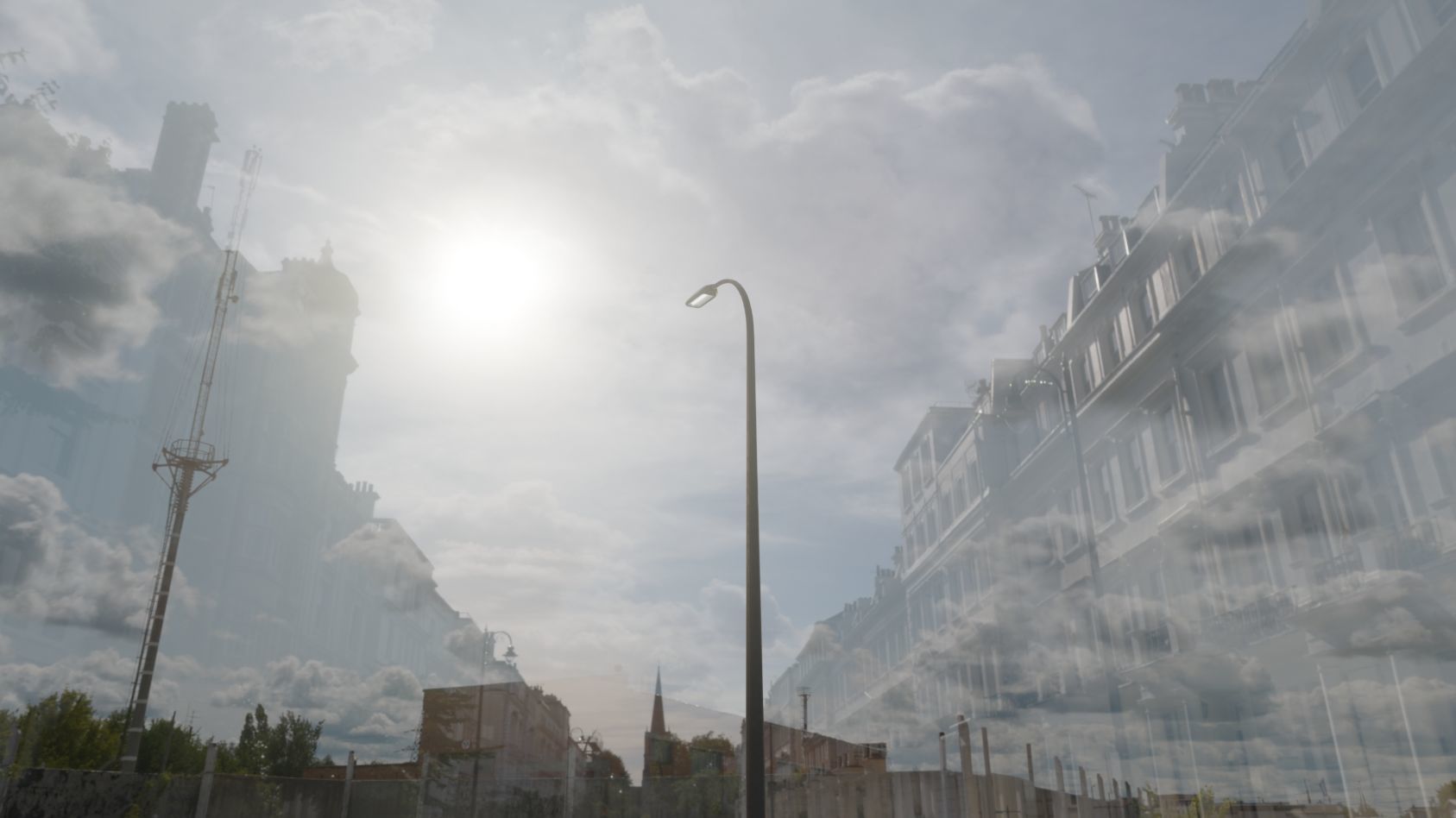 Street Light 11 version 13 6m with pole 1 Low-poly 3D model_30