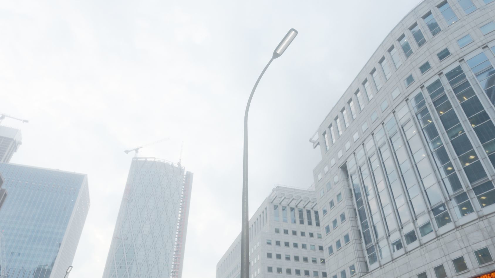 Street Light 11 version 13 6m with pole 1 Low-poly 3D model_78