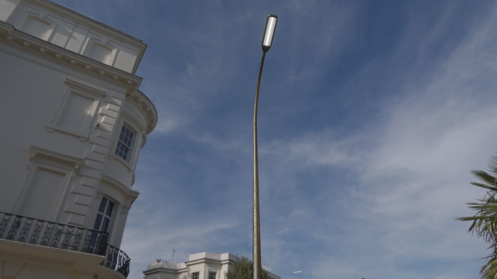 Street Light 11 version 13 6m with pole 1 Low-poly 3D model_82
