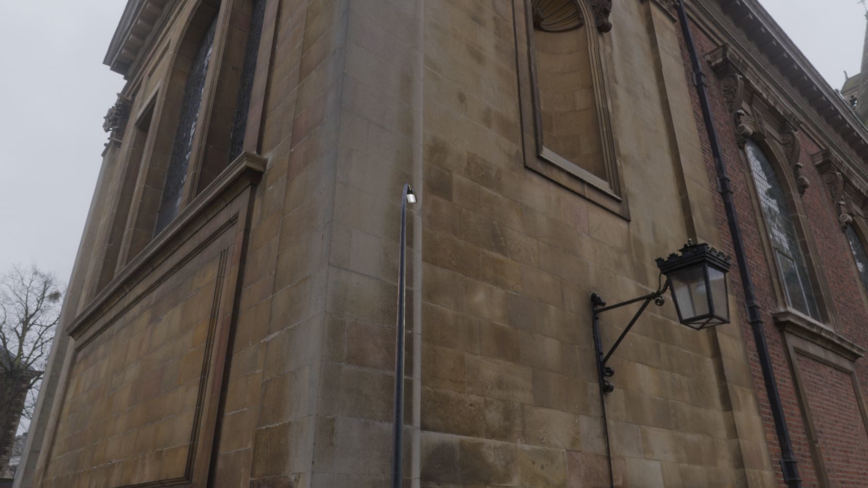 Street Light 11 version 13 6m with pole 1 Low-poly 3D model_99