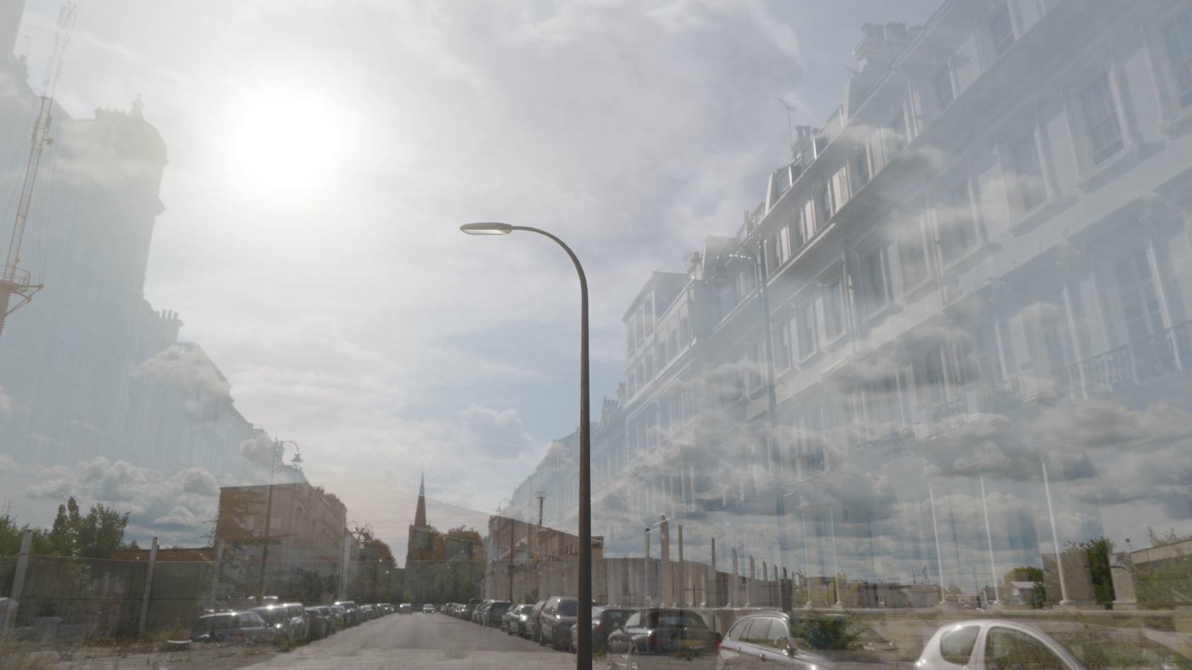 Street Light 11 version 13 6m with pole 1 Low-poly 3D model_60