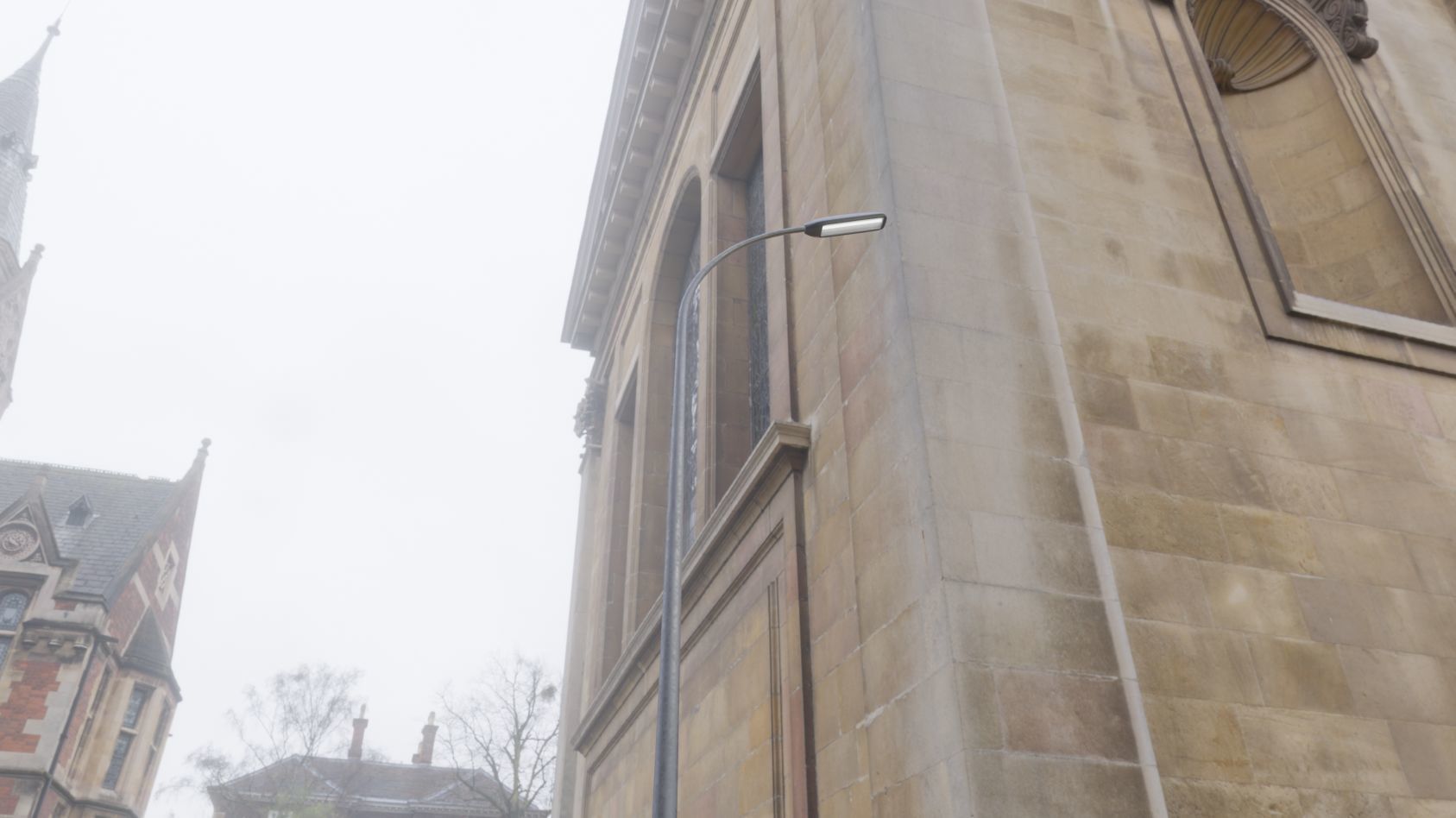 Street Light 11 version 13 6m with pole 1 Low-poly 3D model_39