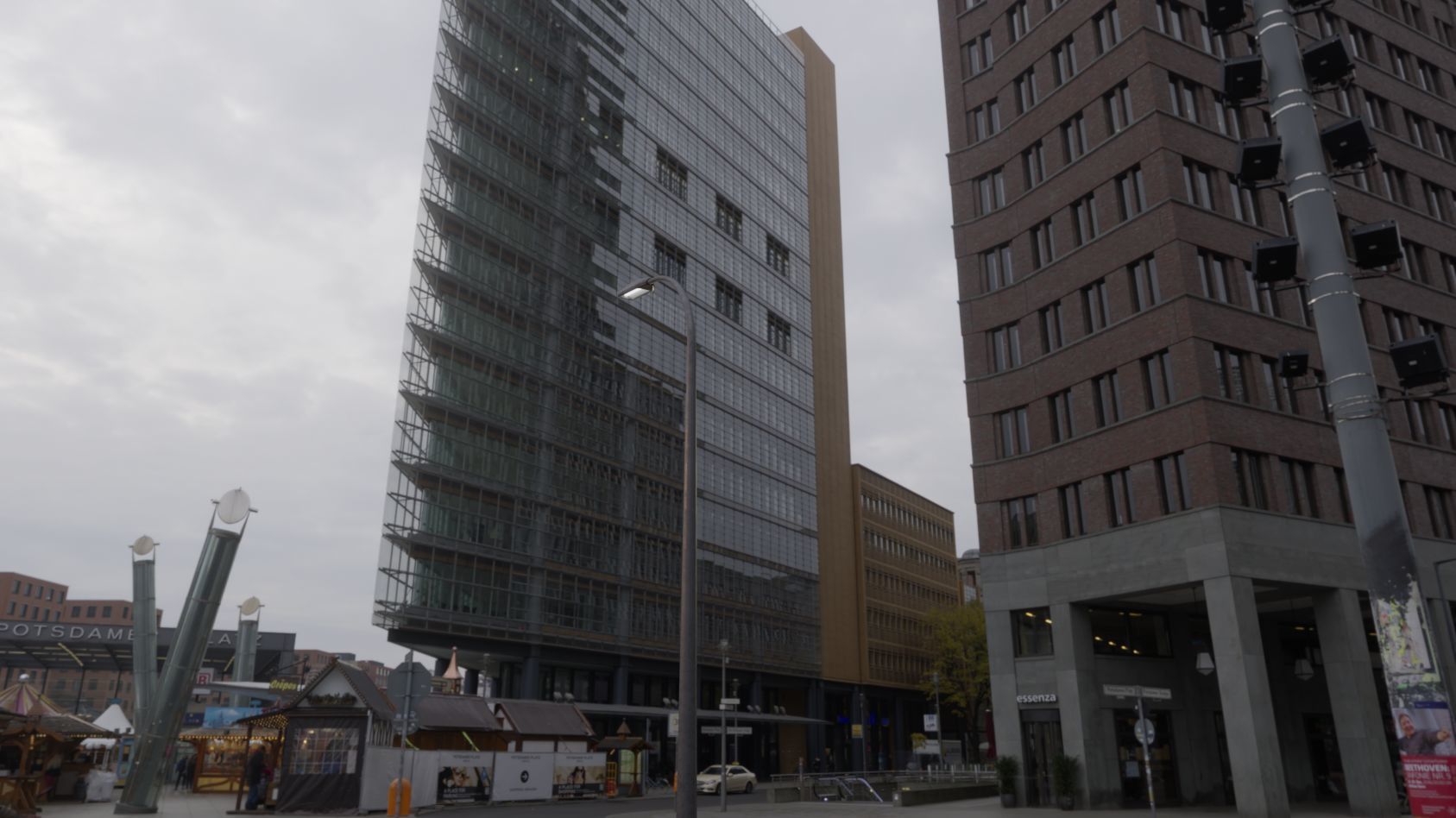 Street Light 11 version 13 6m with pole 1 Low-poly 3D model_96