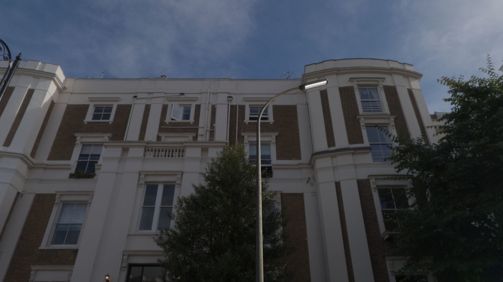 Street Light 11 version 13 6m with pole 1 Low-poly 3D model_1