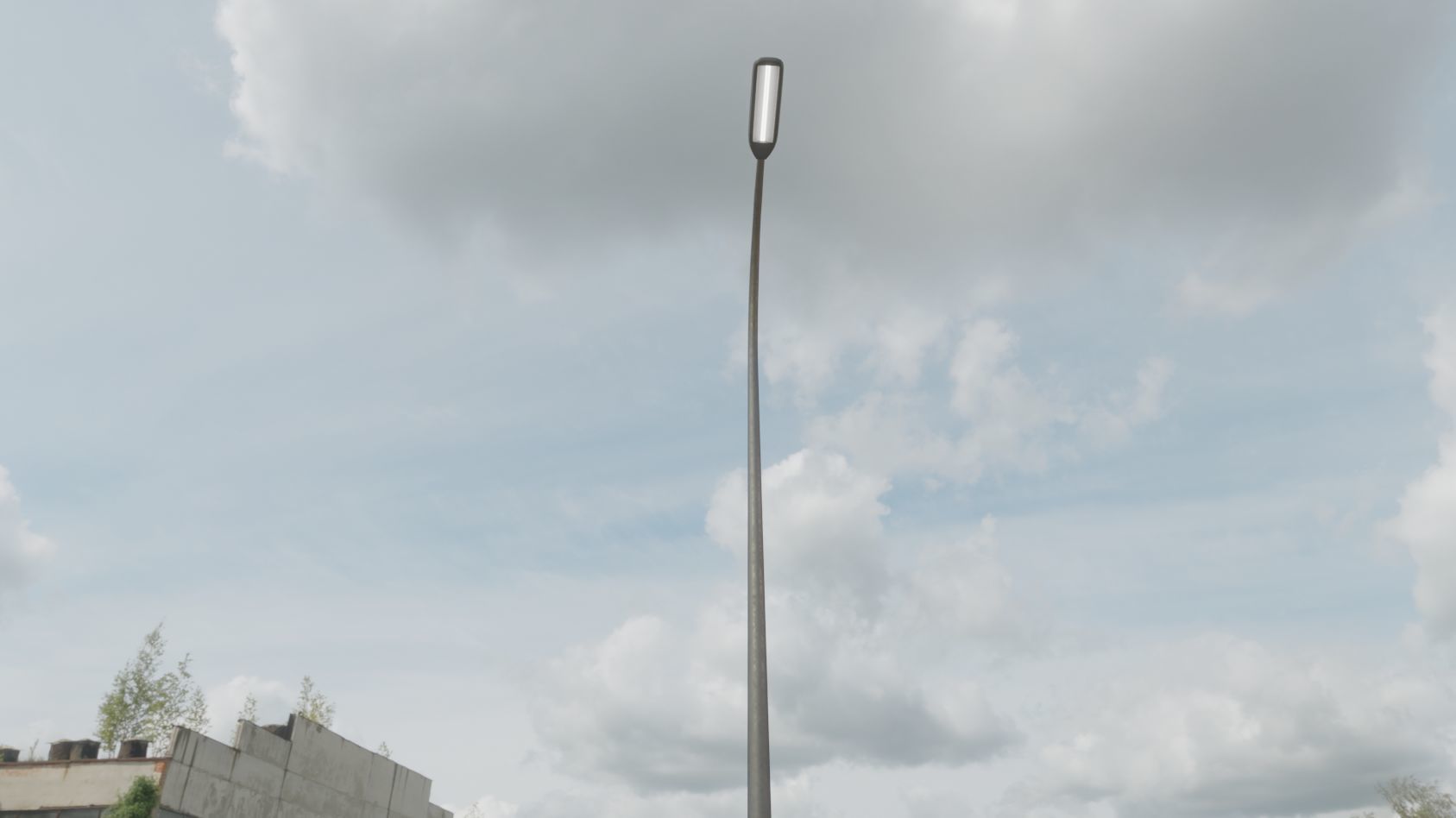 Street Light 11 version 13 6m with pole 1 Low-poly 3D model_83