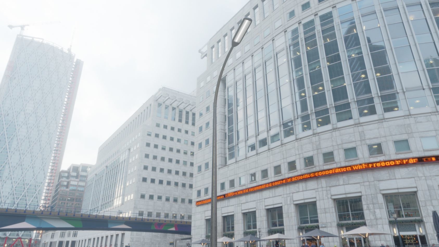 Street Light 11 version 13 6m with pole 1 Low-poly 3D model_48