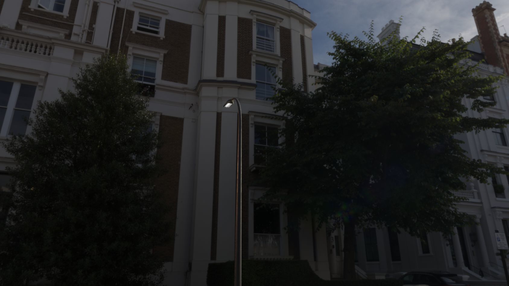 Street Light 11 version 13 6m with pole 1 Low-poly 3D model_97