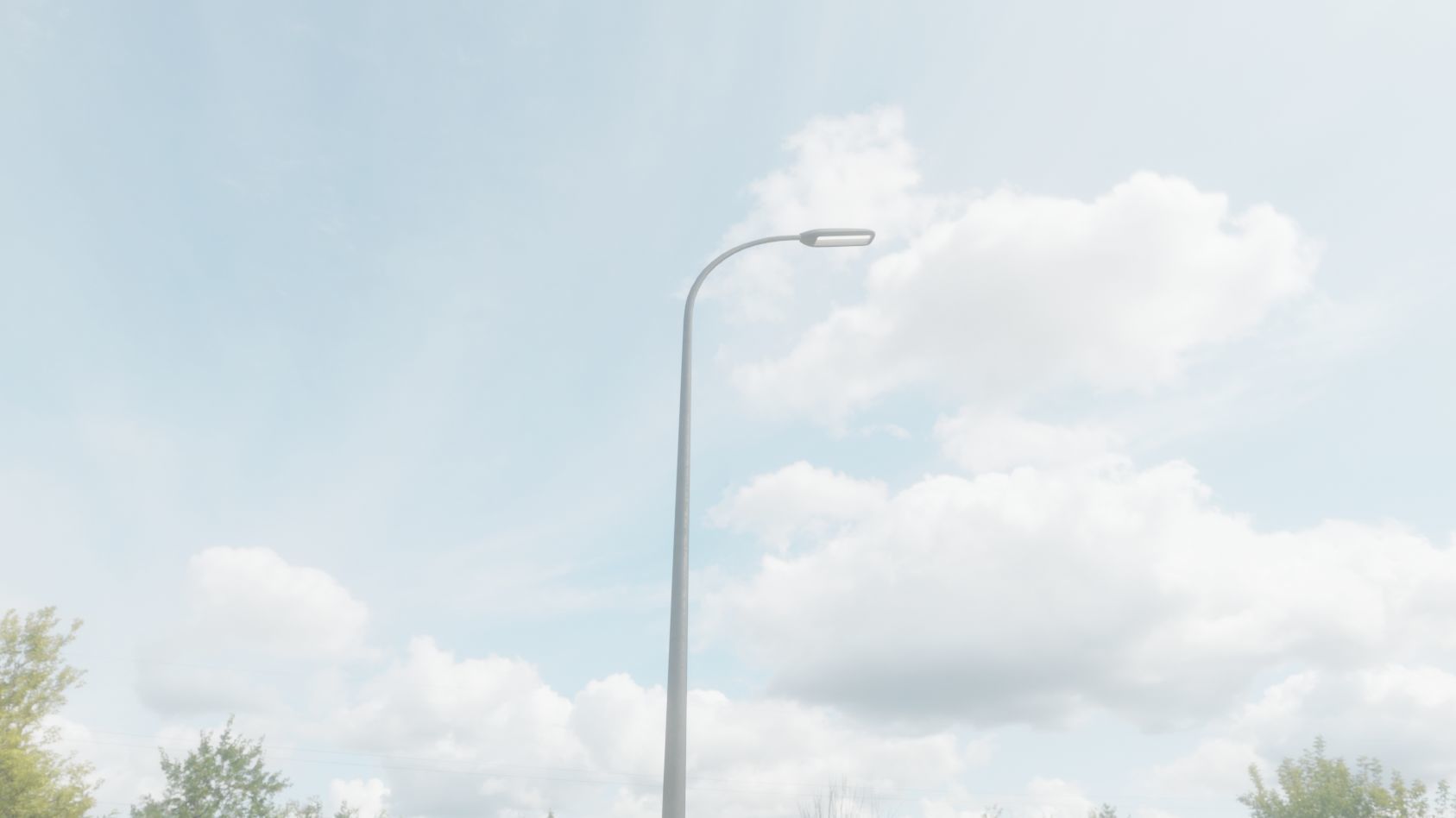 Street Light 11 version 13 6m with pole 1 Low-poly 3D model_38