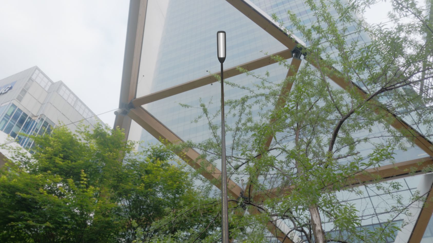 Street Light 11 version 13 6m with pole 1 Low-poly 3D model_17