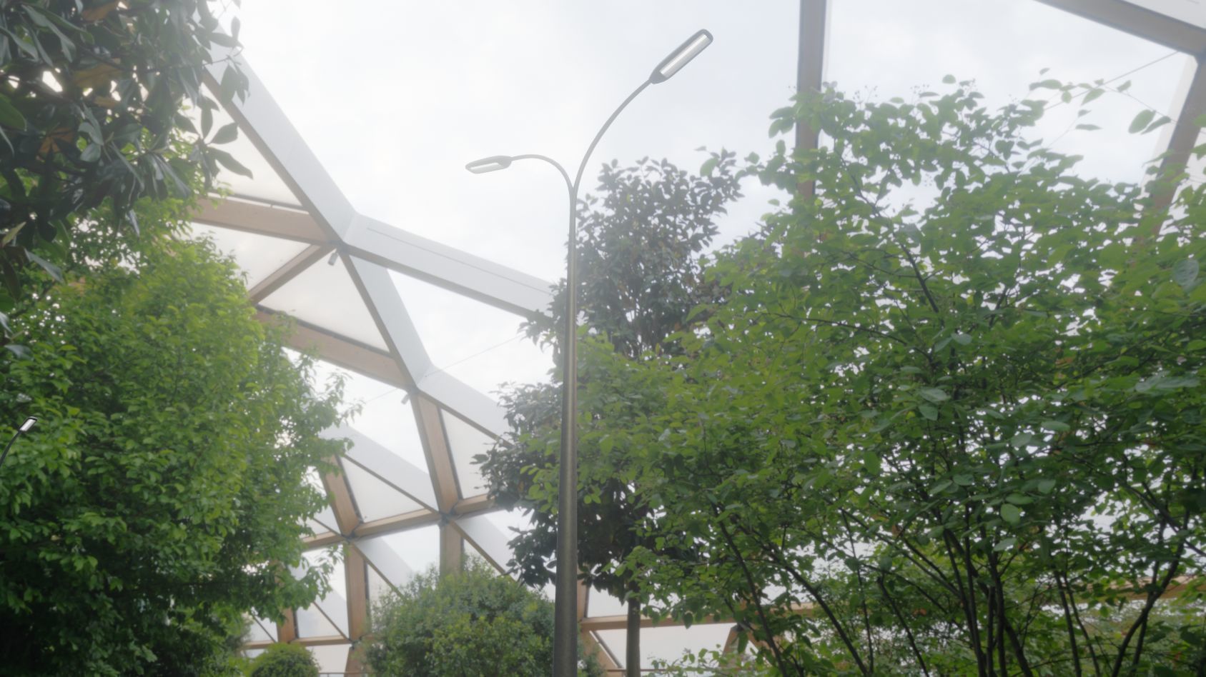 Street Light 11 version 12 6m with pole 4 Low-poly 3D model_14