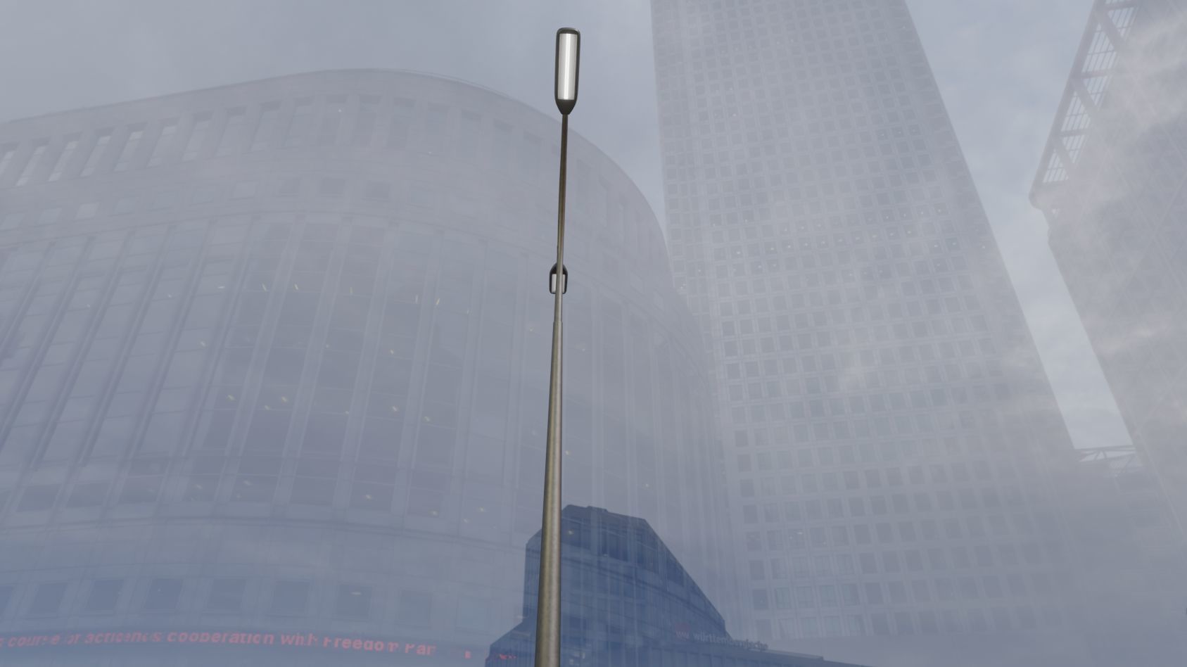 Street Light 11 version 12 6m with pole 4 Low-poly 3D model_84