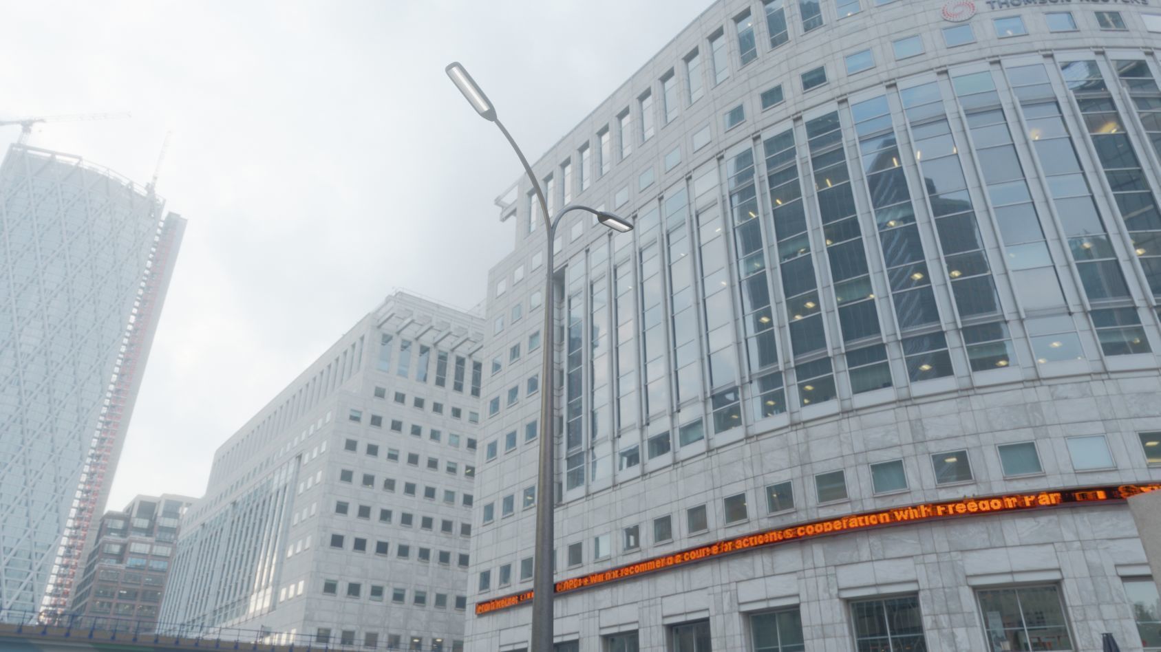 Street Light 11 version 12 6m with pole 4 Low-poly 3D model_88