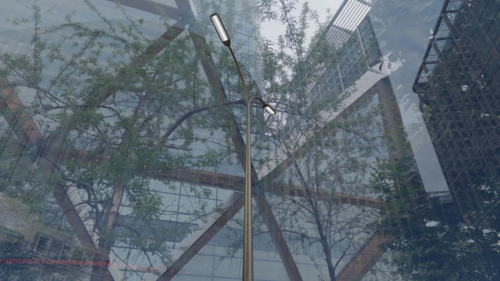 Street Light 11 version 12 6m with pole 4 Low-poly 3D model_54