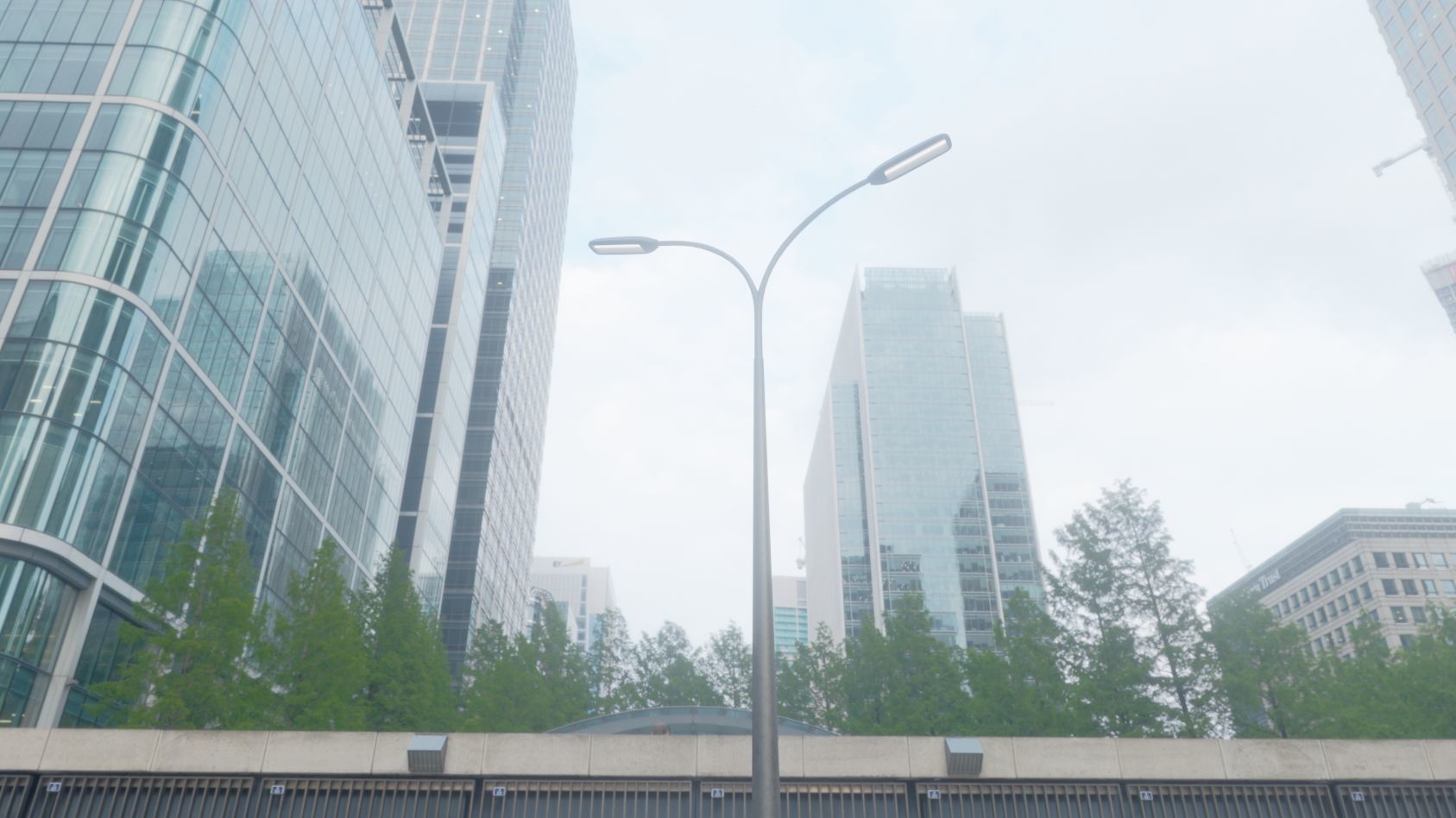 Street Light 11 version 12 6m with pole 4 Low-poly 3D model_44