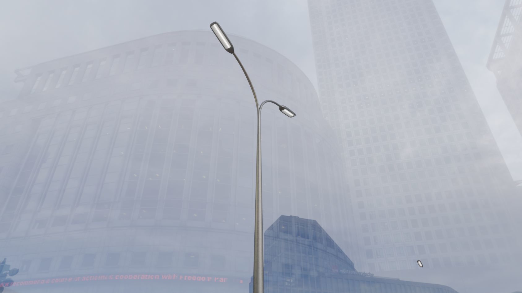 Street Light 11 version 12 6m with pole 4 Low-poly 3D model_55