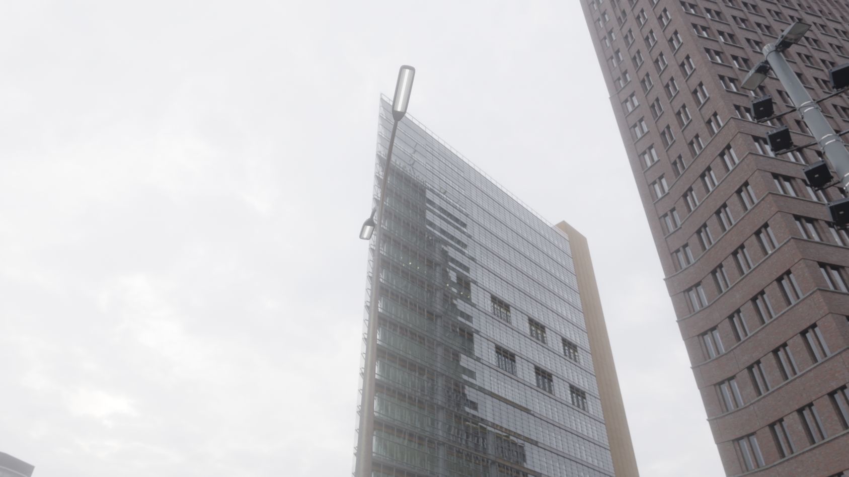 Street Light 11 version 12 6m with pole 4 Low-poly 3D model_18