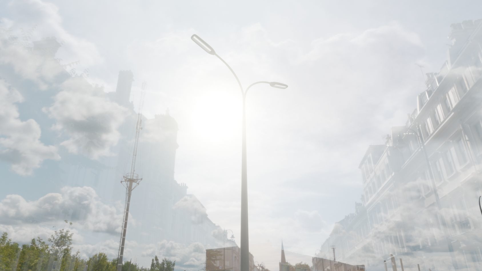 Street Light 11 version 12 6m with pole 4 Low-poly 3D model_71