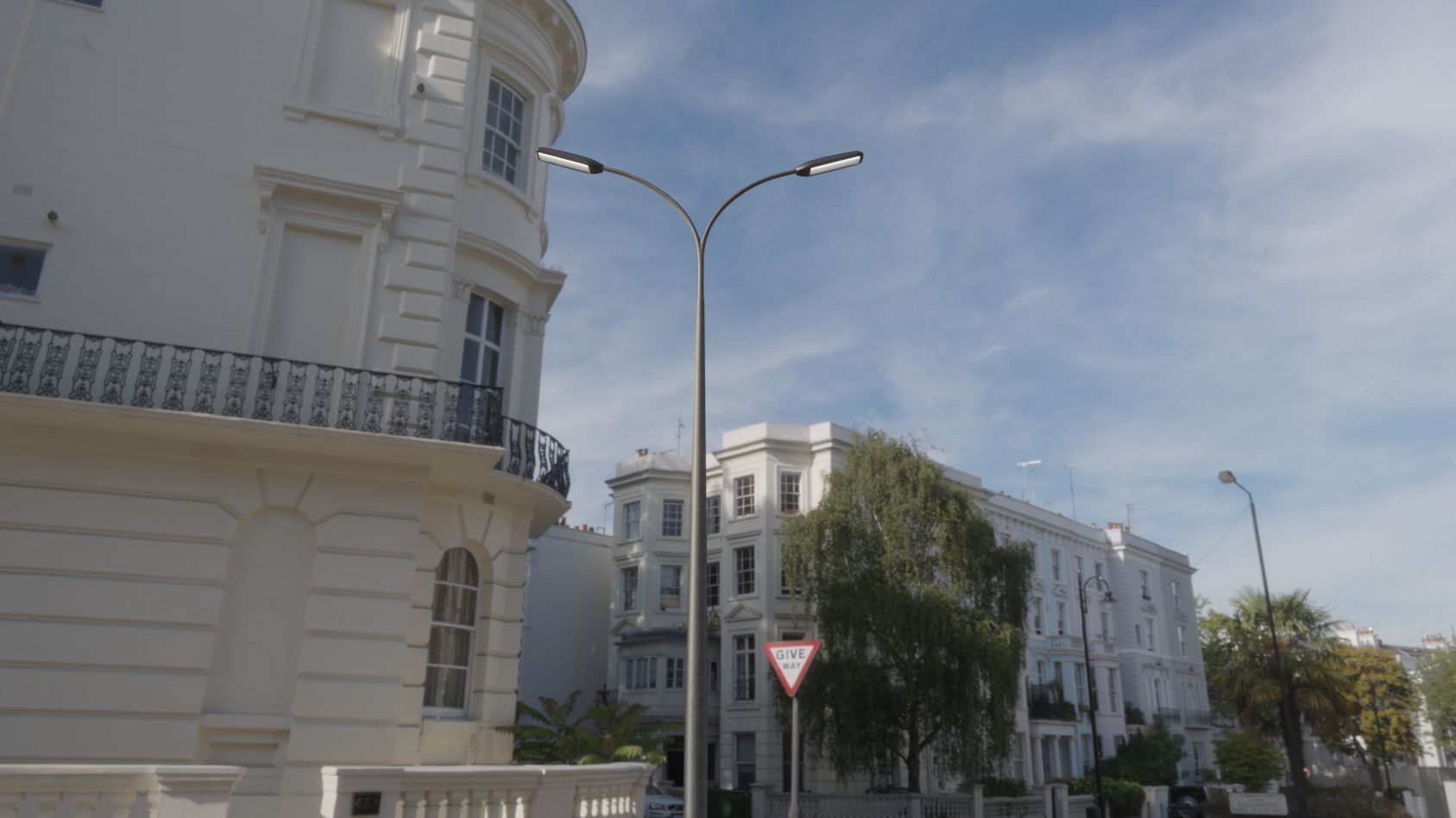 Street Light 11 version 12 6m with pole 4 Low-poly 3D model_92