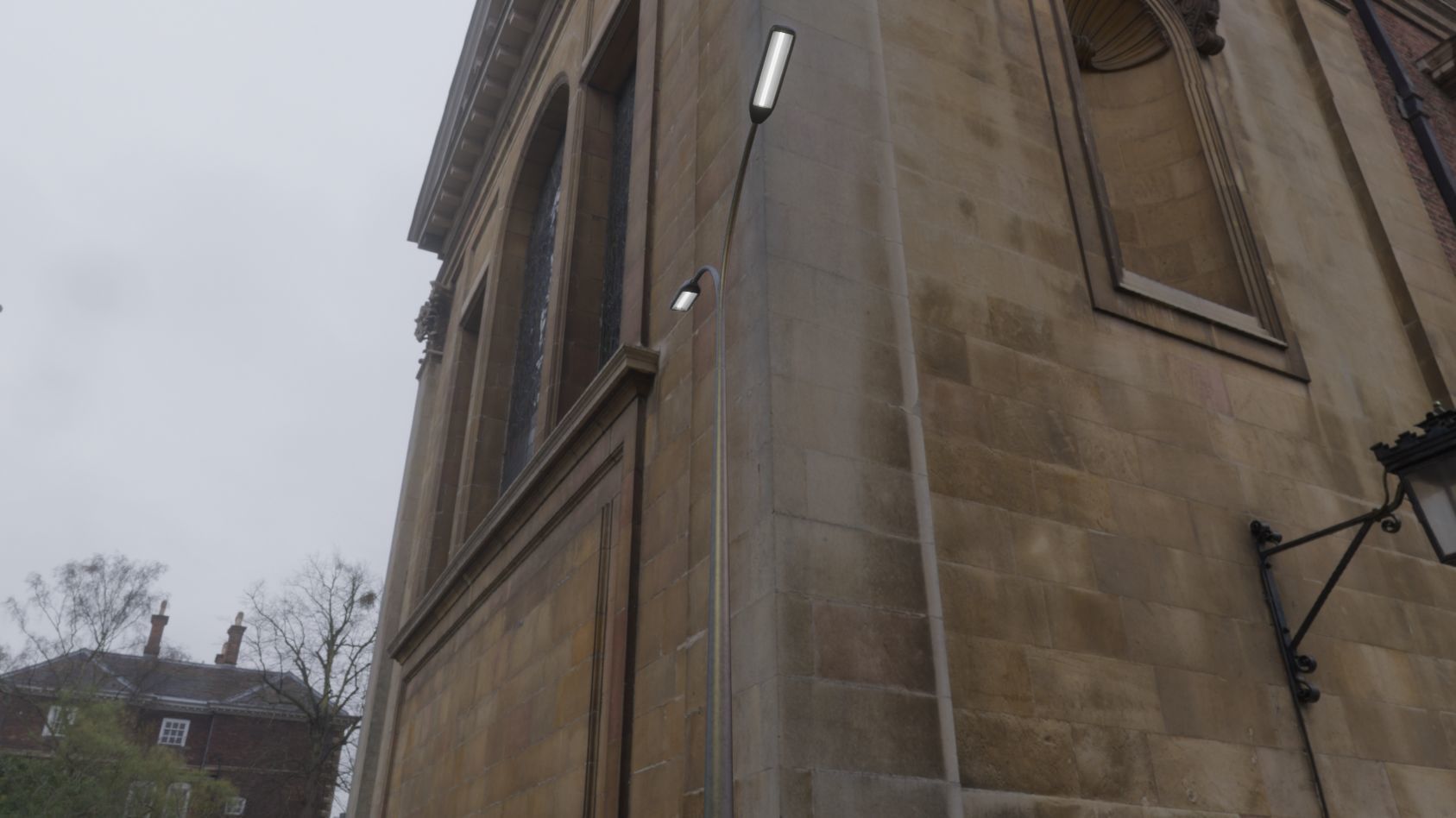 Street Light 11 version 12 6m with pole 4 Low-poly 3D model_50