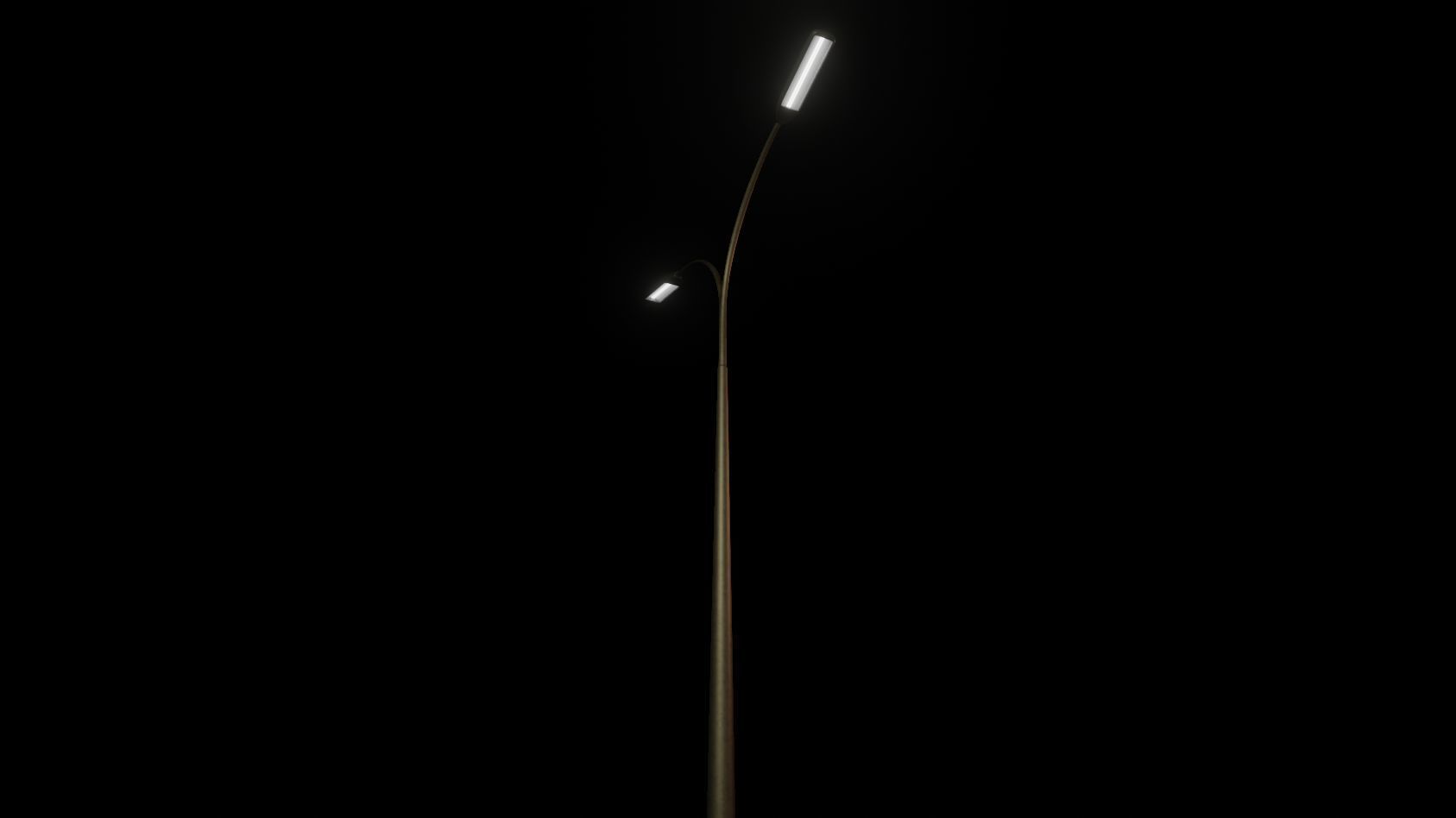 Street Light 11 version 12 6m with pole 4 Low-poly 3D model_49
