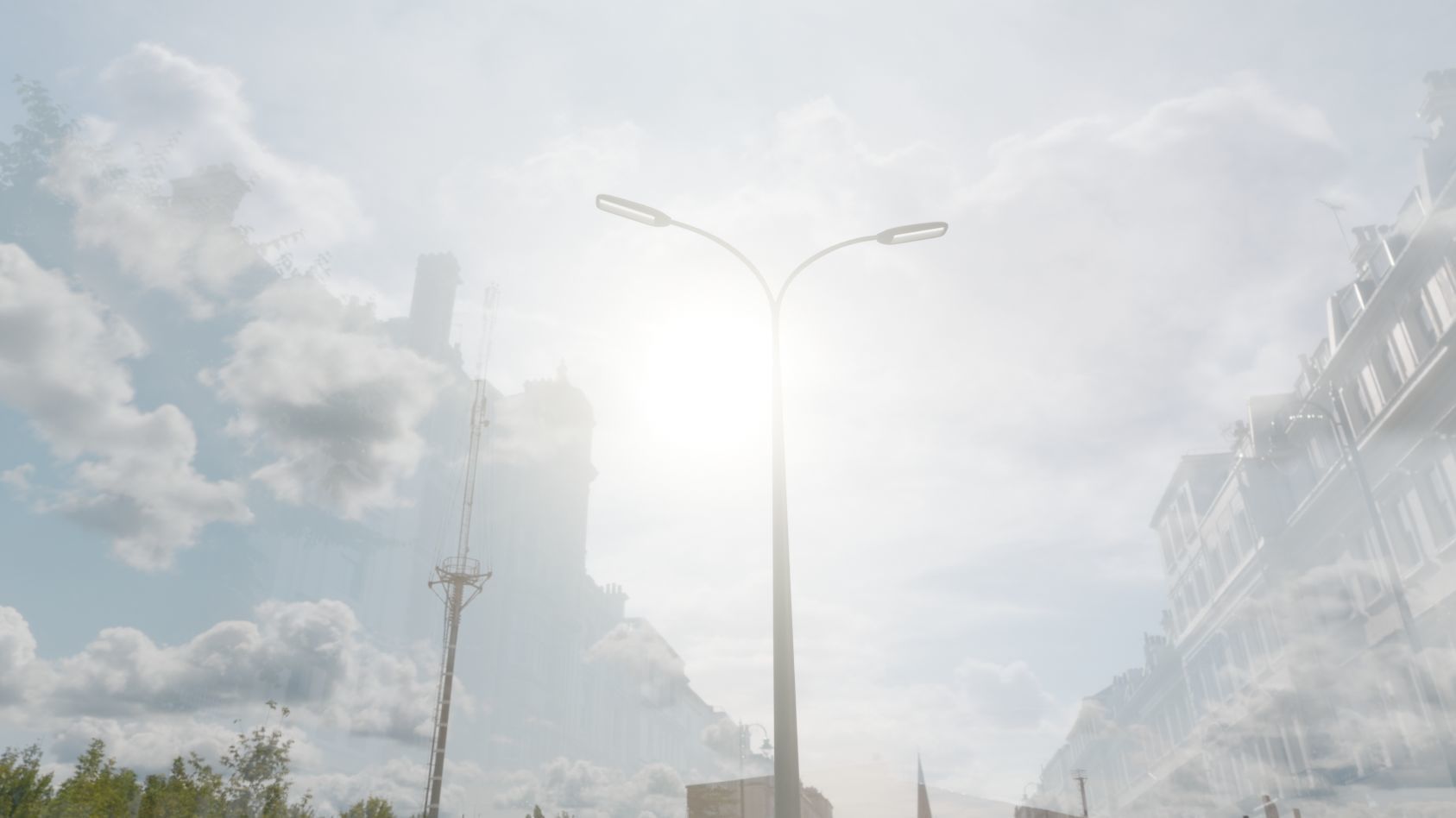 Street Light 11 version 12 6m with pole 4 Low-poly 3D model_41