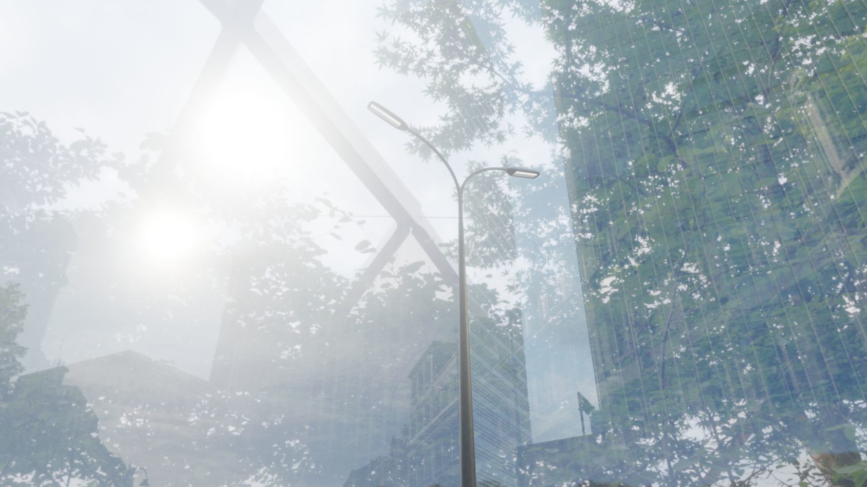 Street Light 11 version 12 6m with pole 4 Low-poly 3D model_39