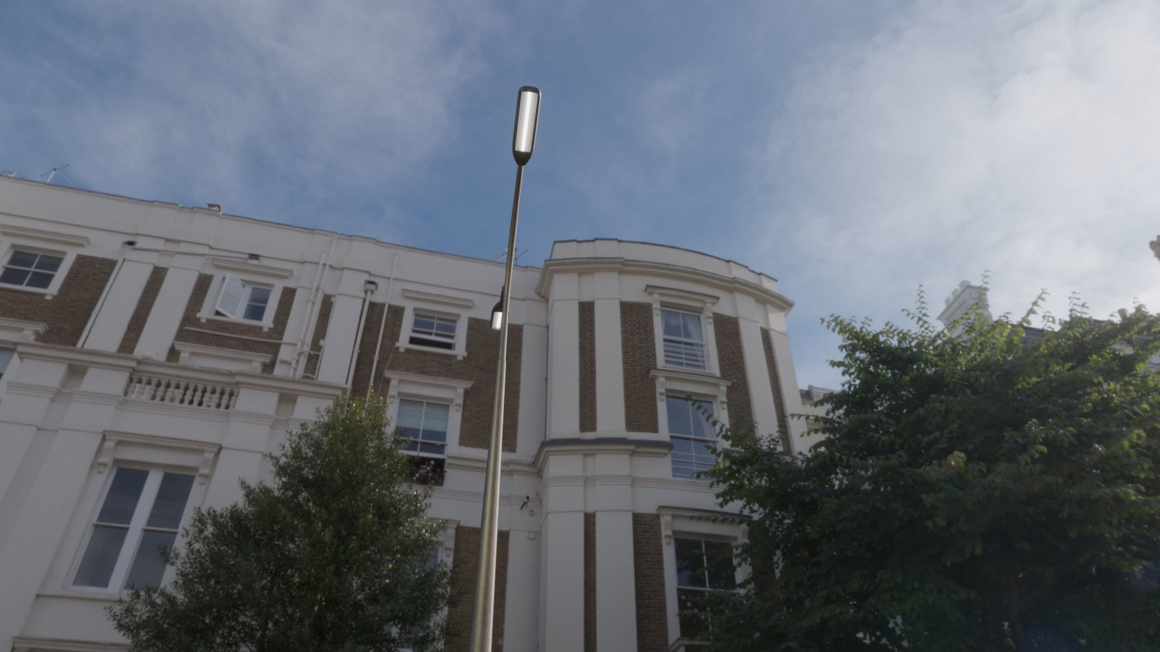 Street Light 11 version 12 6m with pole 4 Low-poly 3D model_19