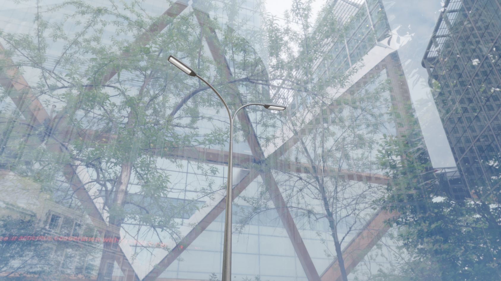 Street Light 11 version 12 6m with pole 4 Low-poly 3D model_25