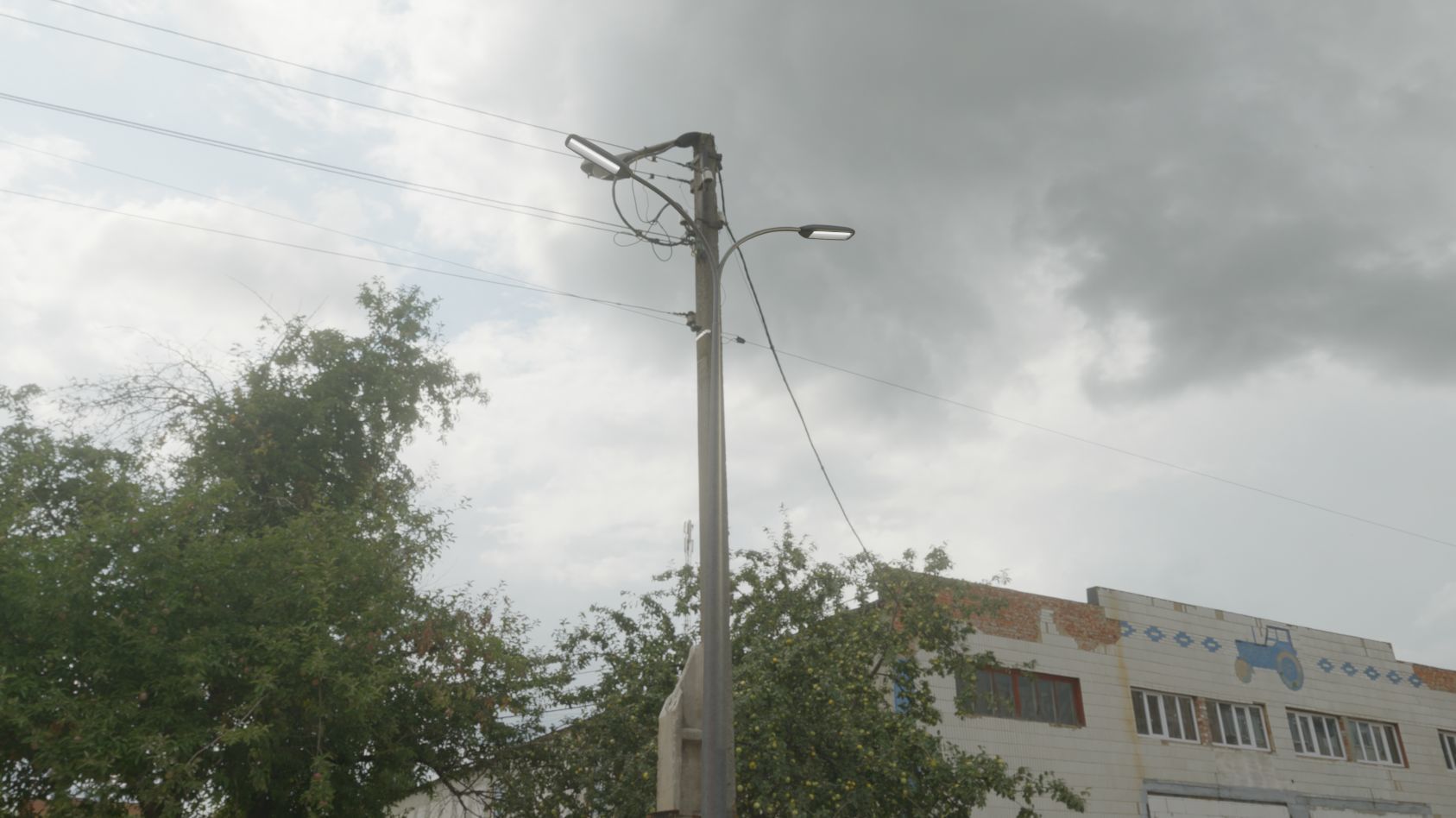 Street Light 11 version 12 6m with pole 4 Low-poly 3D model_8