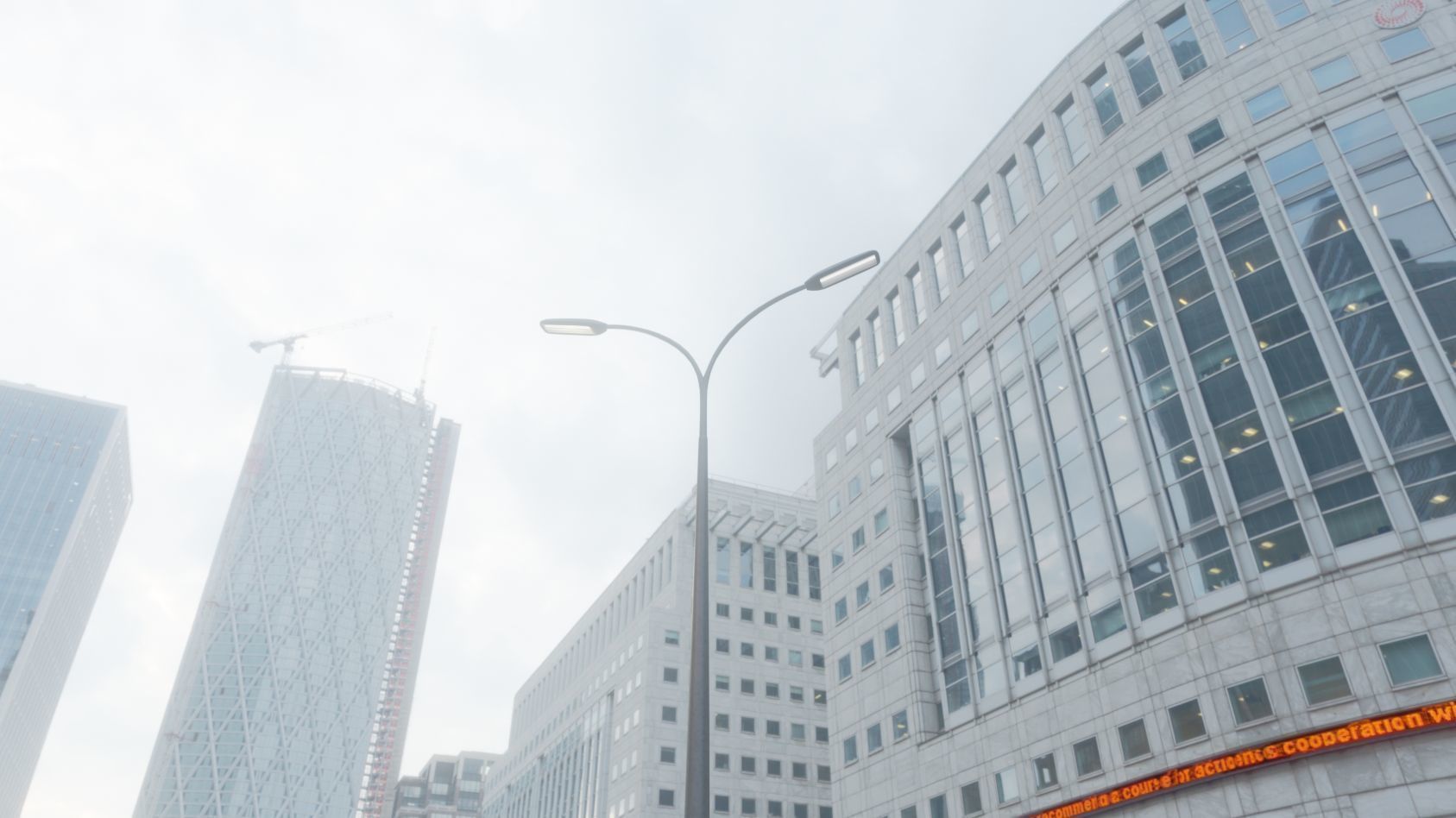 Street Light 11 version 12 6m with pole 4 Low-poly 3D model_30