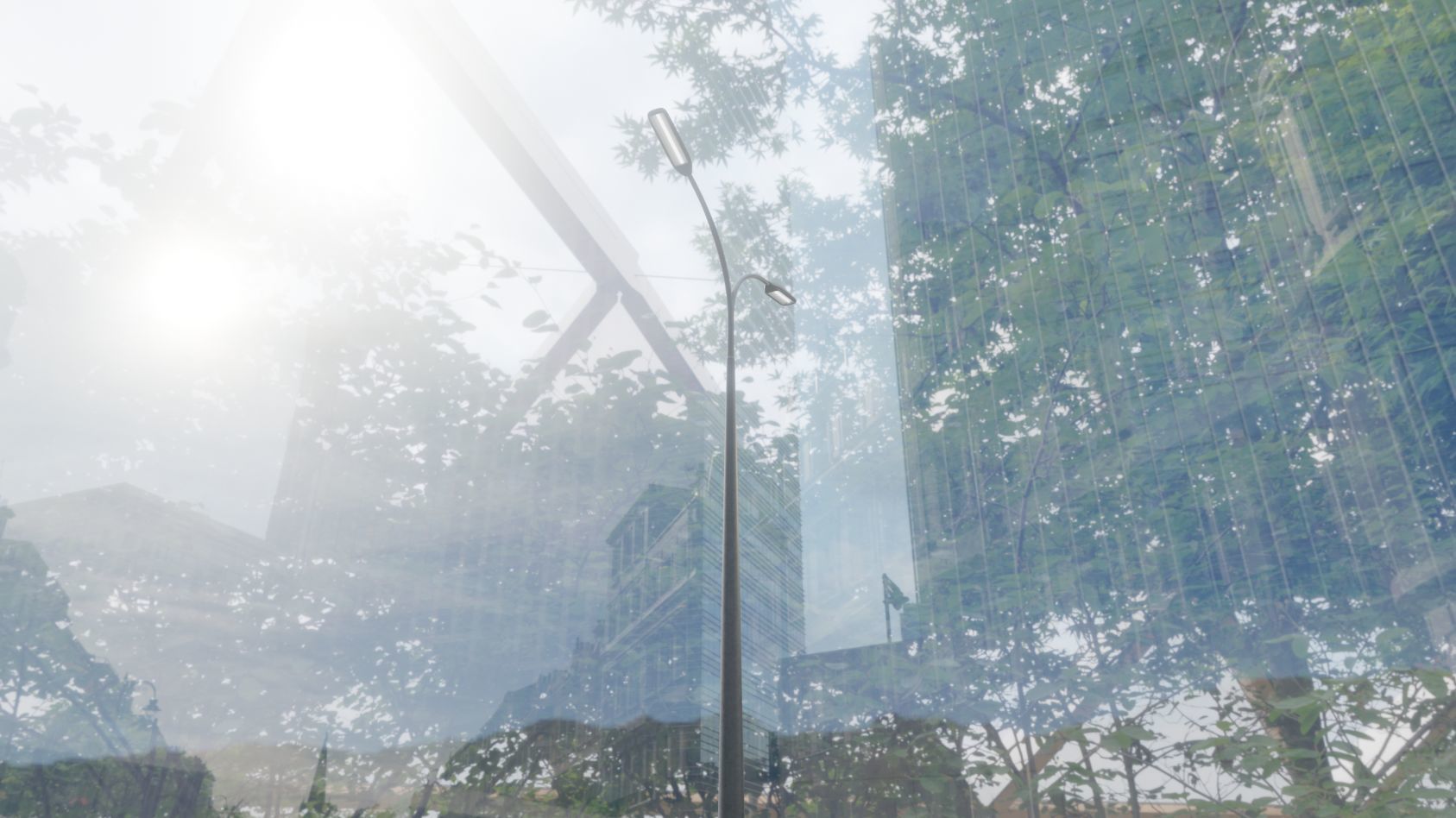 Street Light 11 version 12 6m with pole 4 Low-poly 3D model_69